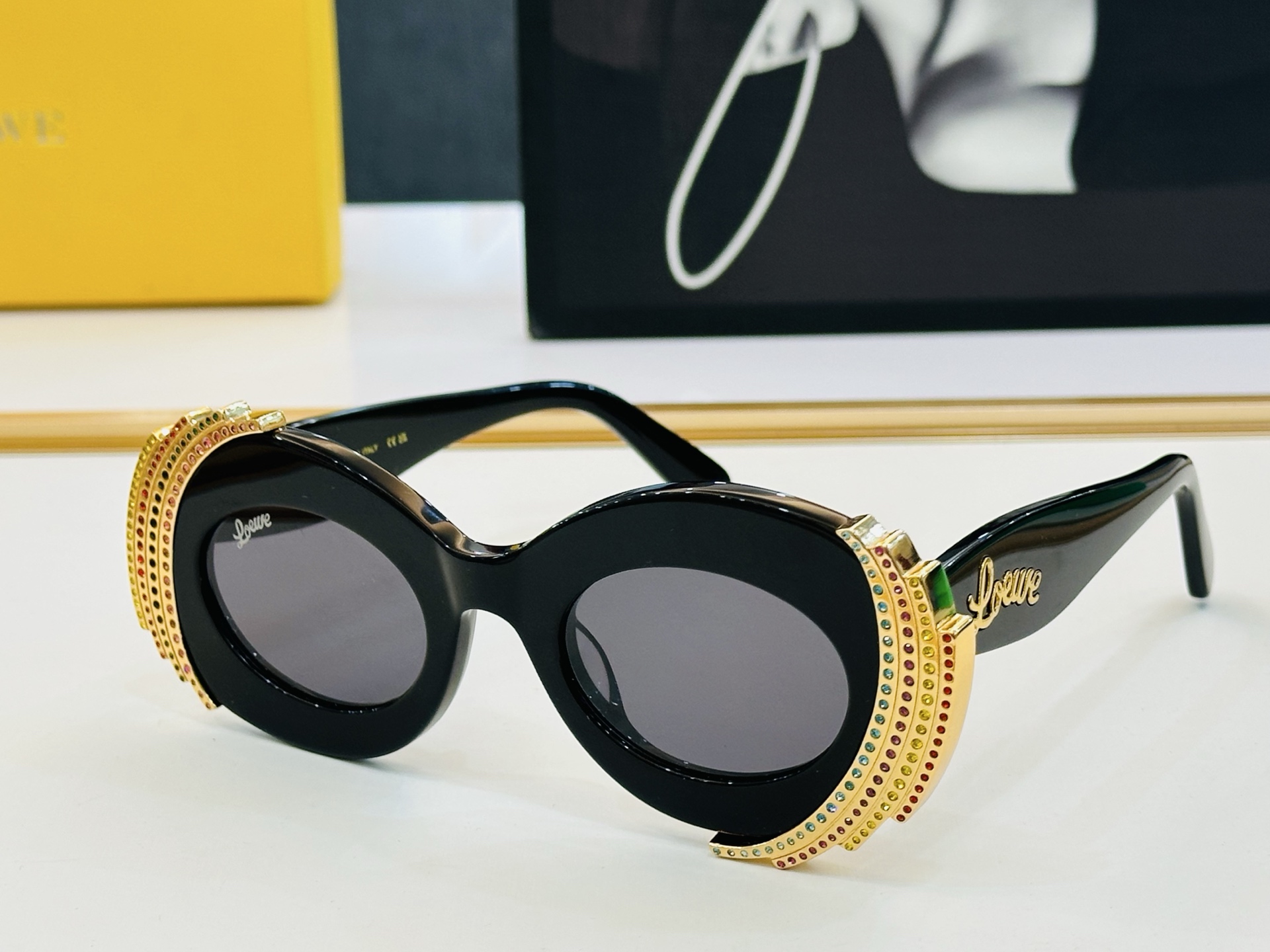 NO:367549,Luo Yiwei Size48 24-145 More beautiful in physical products and is available in stock!  All details are real shots and display b. There are not many spots. Smile] Glasses, sunglasses, glasses, loewe19860909罗意威 Size48口24-145 实物更美 现货发售！细节全部实拍展示 b现货不多 微笑] 眼镜墨镜太阳镜,眼镜,loewe,glasses