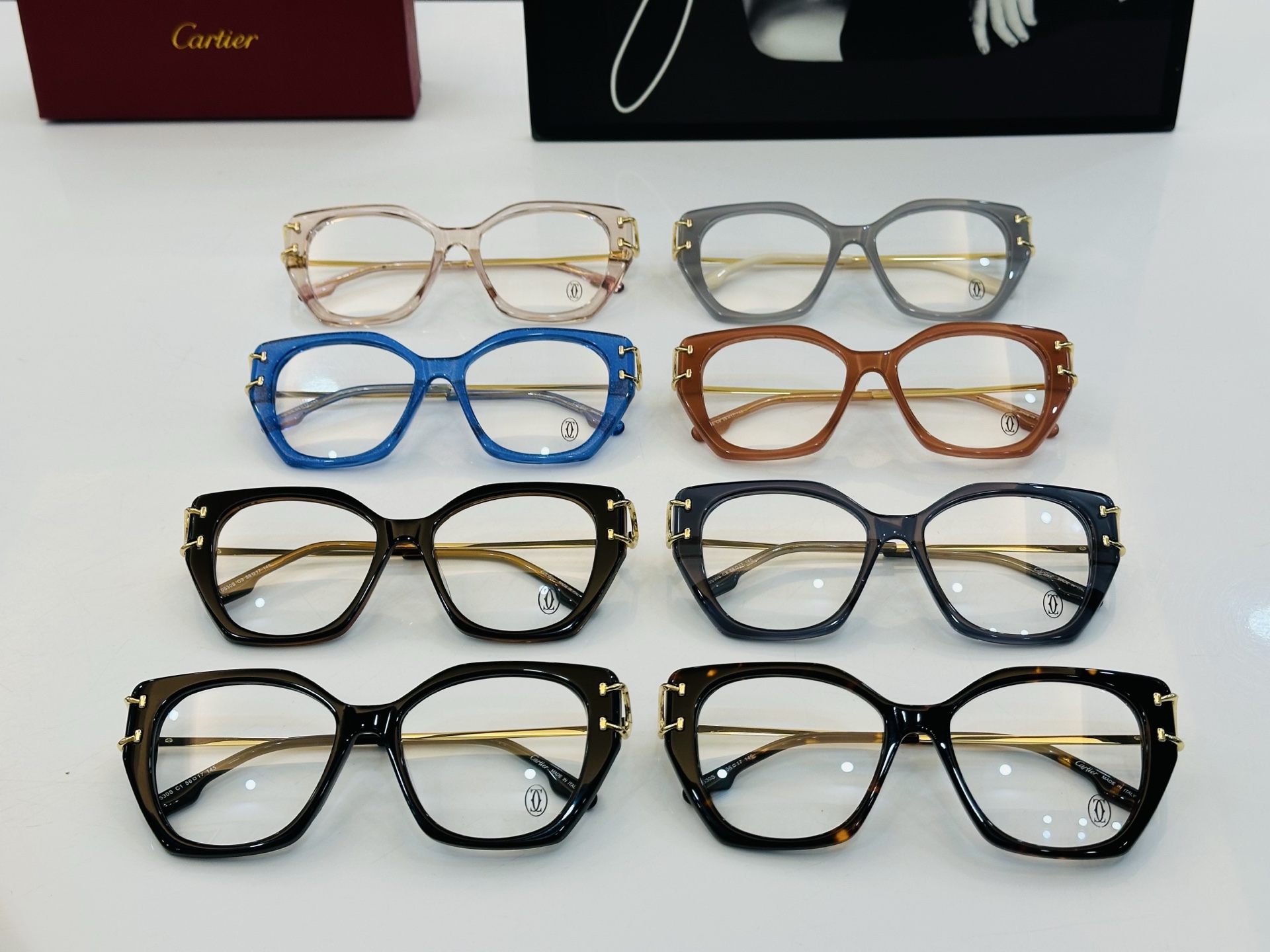 Cartier-卡家 ✨CT0530S  Size：56口17-145 不挑脸型 简约大气 时尚休闲 👌