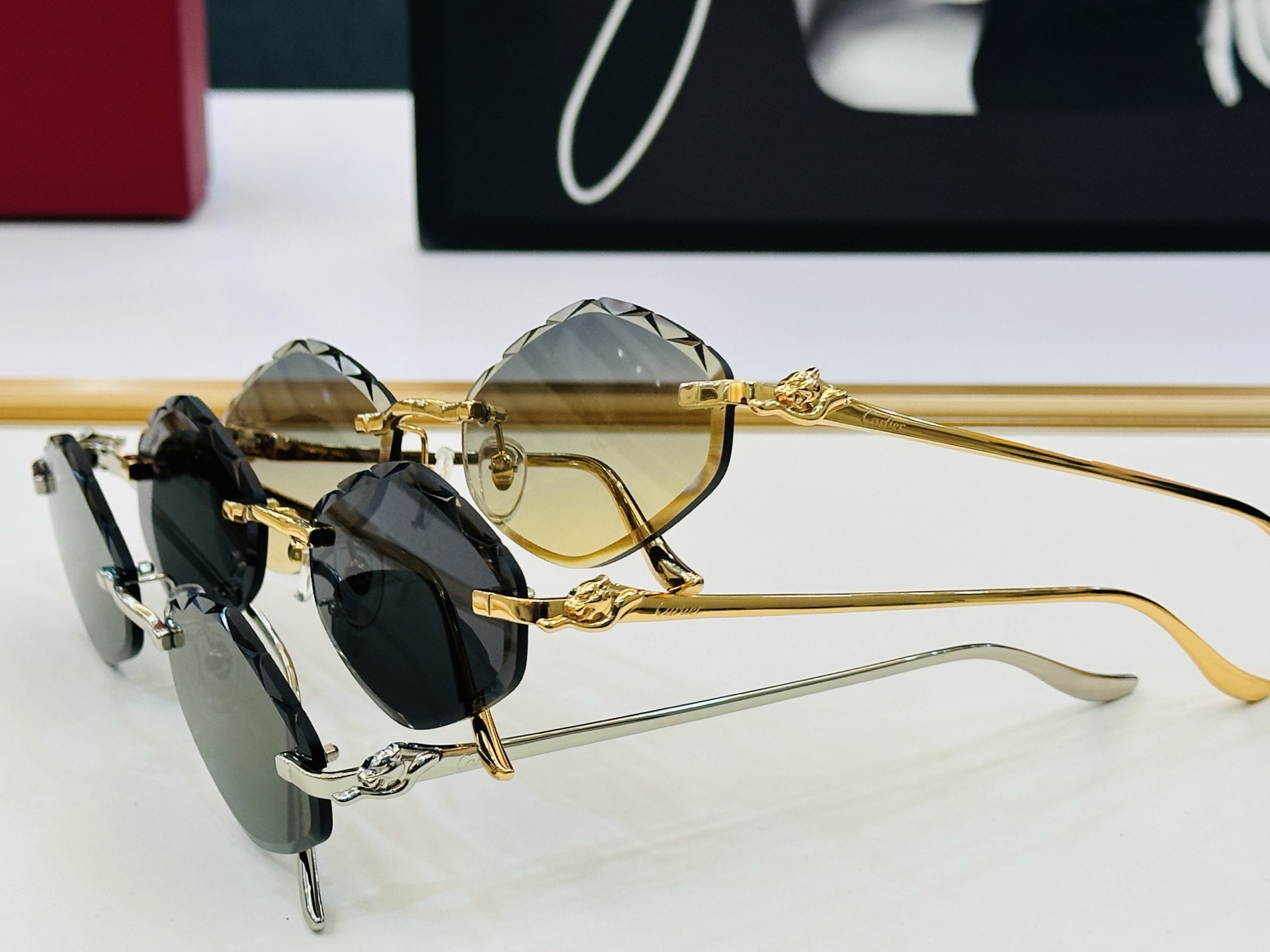 🆕 原版Cartie* 卡家 官网经典款 太阳镜 CT0732S Size：58口18-137  电镀工