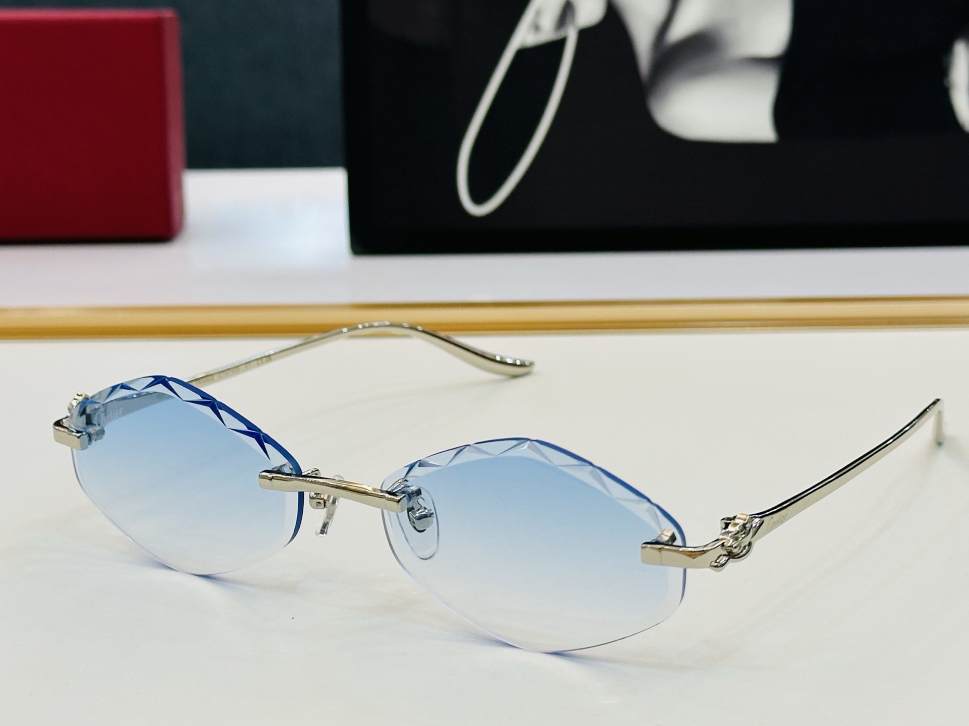 🆕 原版Cartie* 卡家 官网经典款 太阳镜 CT0732S Size：58口18-137  电镀工