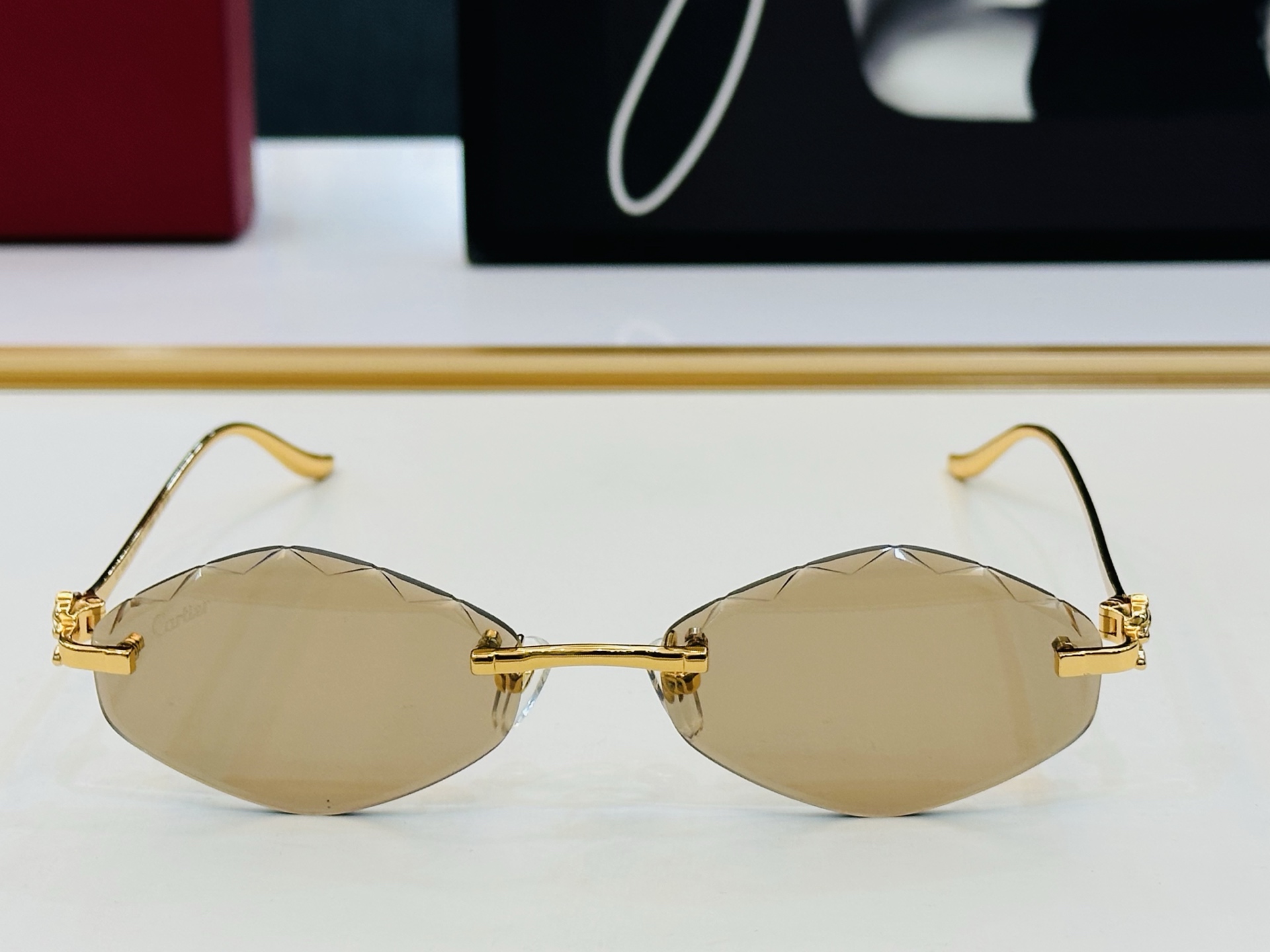 🆕 原版Cartie* 卡家 官网经典款 太阳镜 CT0732S Size：58口18-137  电镀工