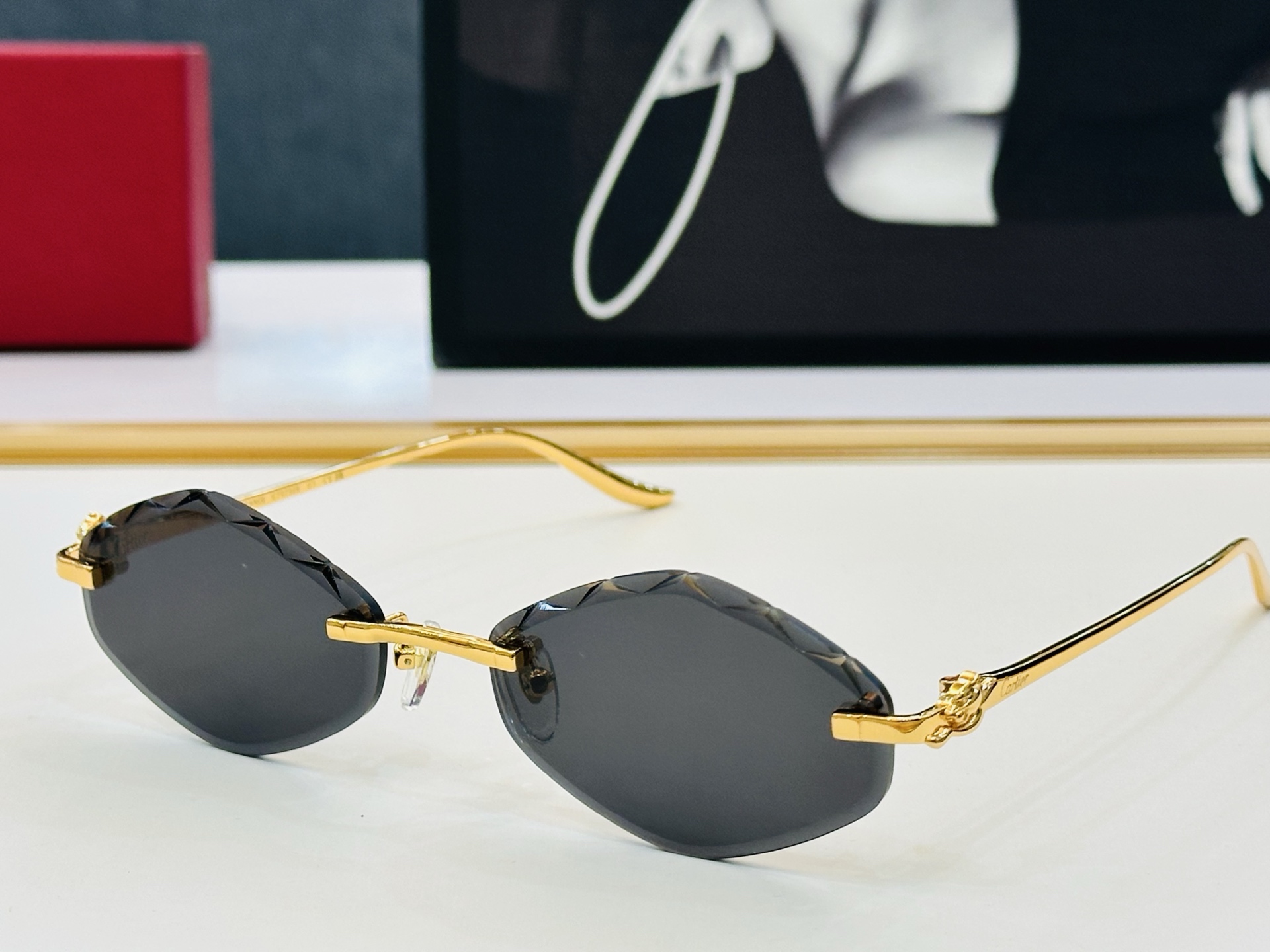 🆕 原版Cartie* 卡家 官网经典款 太阳镜 CT0732S Size：58口18-137  电镀工