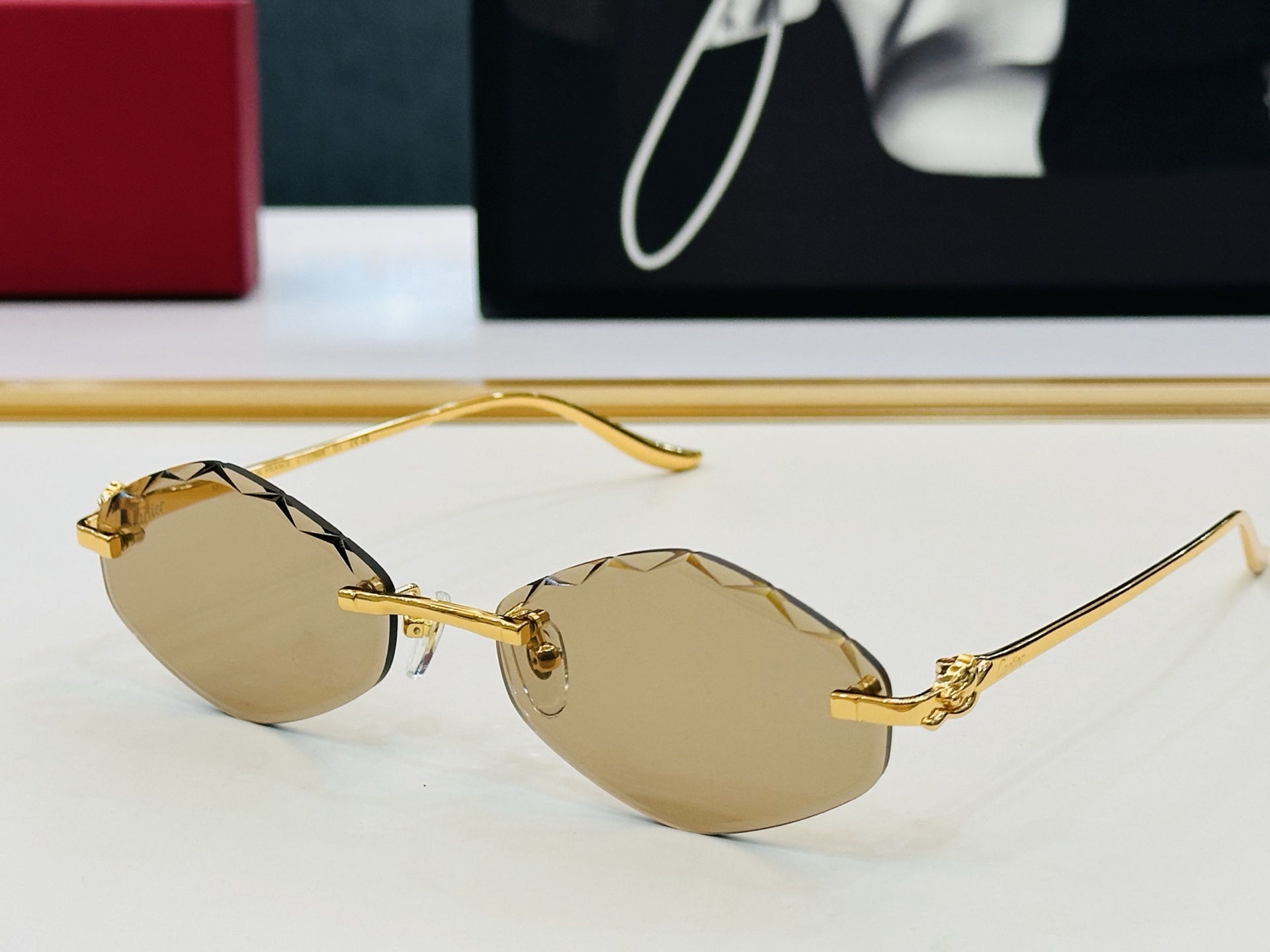 🆕 原版Cartie* 卡家 官网经典款 太阳镜 CT0732S Size：58口18-137  电镀工