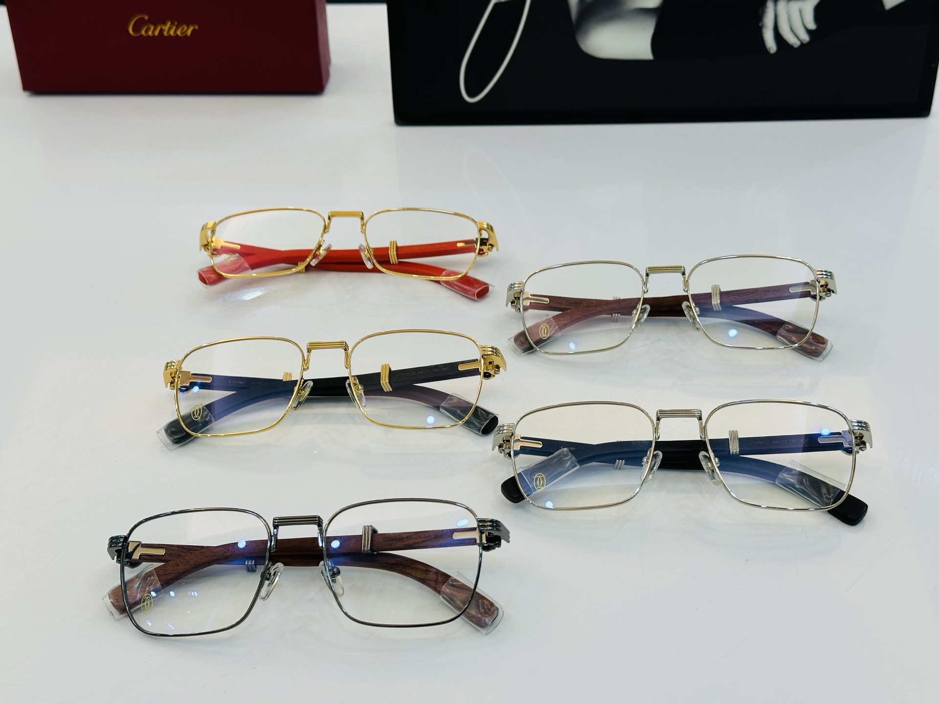 🆕 原版Cartie* 卡家 官网经典款 太阳镜 CT0363S Size：54口21-145 电镀工艺