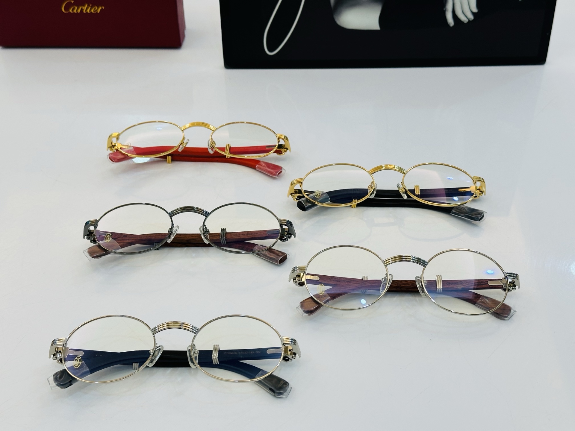 🆕 原版Cartie* 卡家 官网经典款 太阳镜 CT0464S Size：53口22-145 电镀工艺