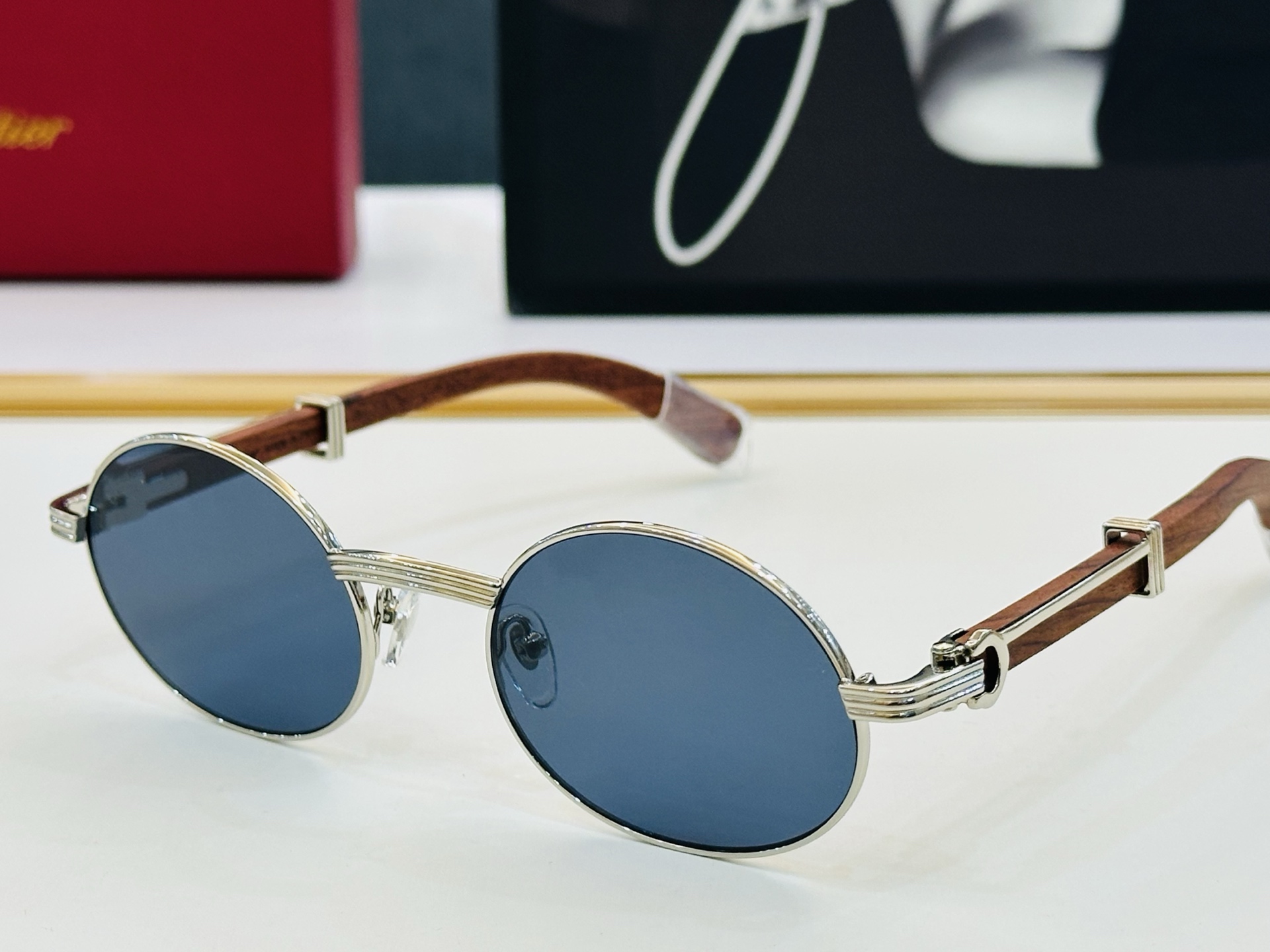 🆕 原版Cartie* 卡家 官网经典款 太阳镜 CT0464S Size：53口22-145 电镀工艺