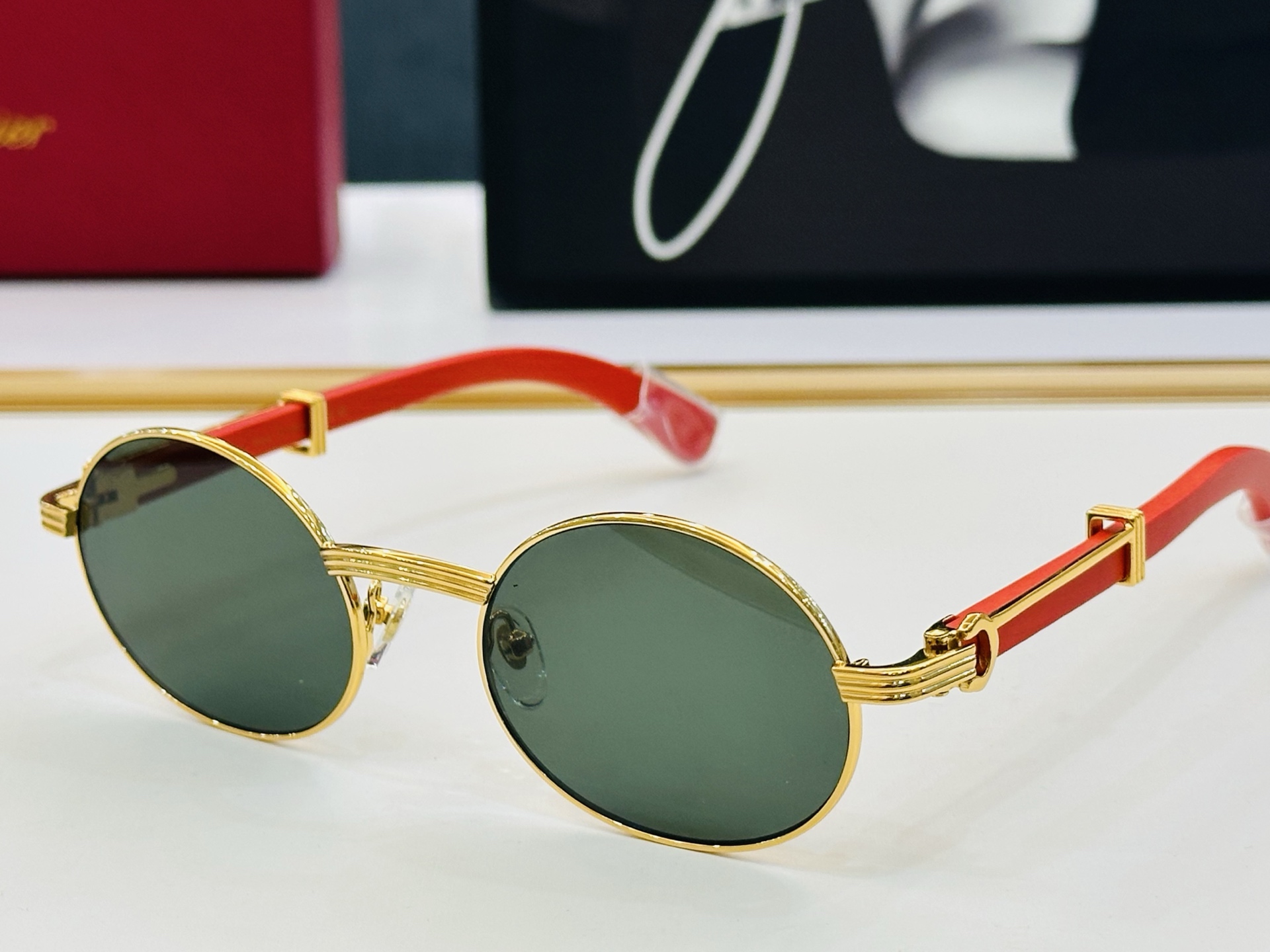 🆕 原版Cartie* 卡家 官网经典款 太阳镜 CT0464S Size：53口22-145 电镀工艺