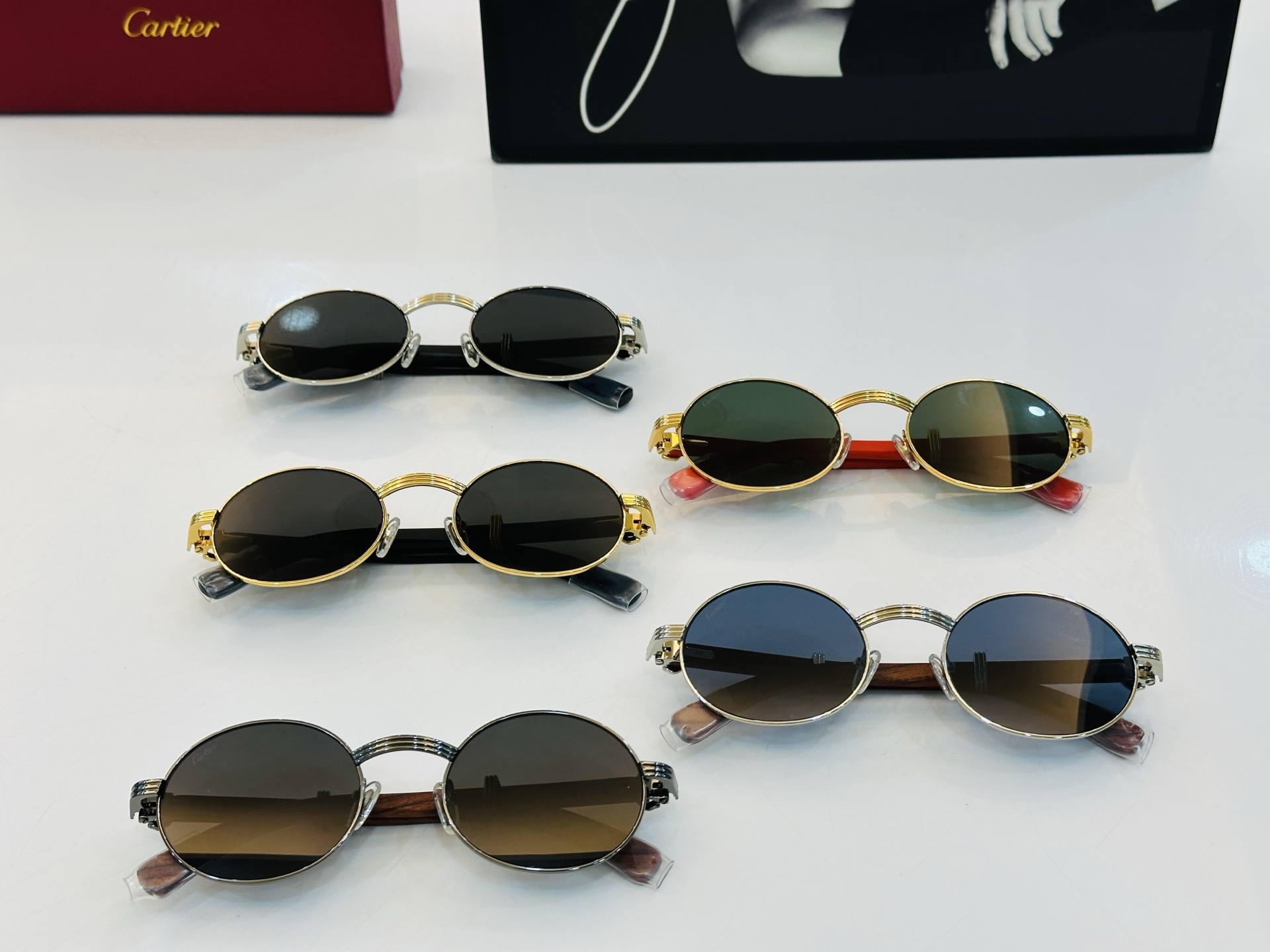 🆕 原版Cartie* 卡家 官网经典款 太阳镜 CT0464S Size：53口22-145 电镀工艺
