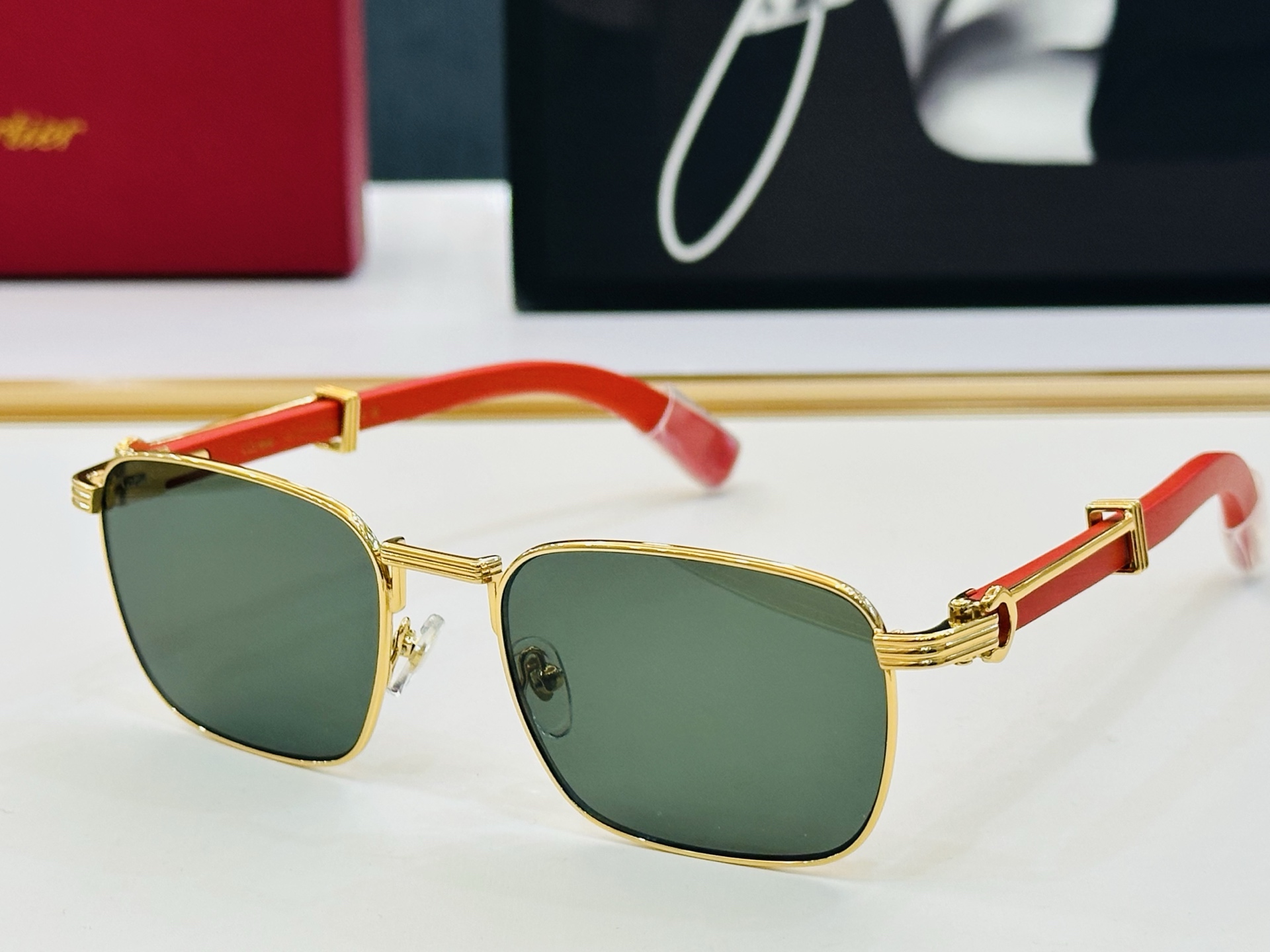 🆕 原版Cartie* 卡家 官网经典款 太阳镜 CT0363S Size：54口21-145 电镀工艺
