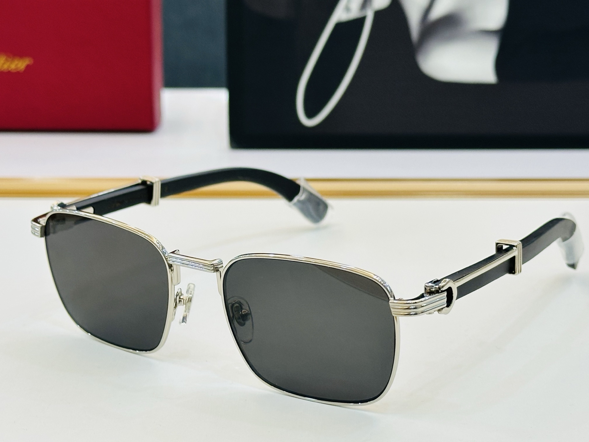 🆕 原版Cartie* 卡家 官网经典款 太阳镜 CT0363S Size：54口21-145 电镀工艺
