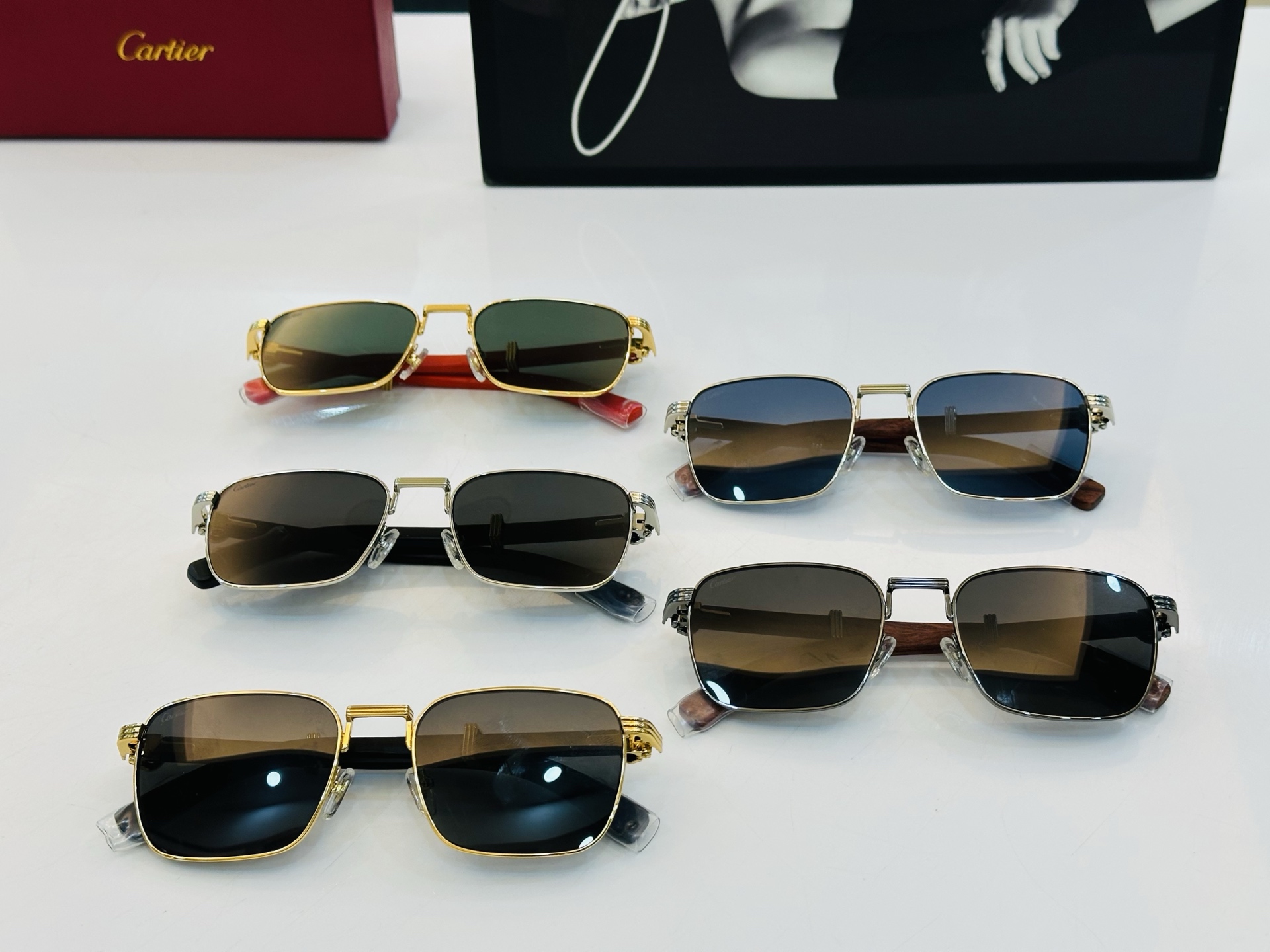 🆕 原版Cartie* 卡家 官网经典款 太阳镜 CT0363S Size：54口21-145 电镀工艺