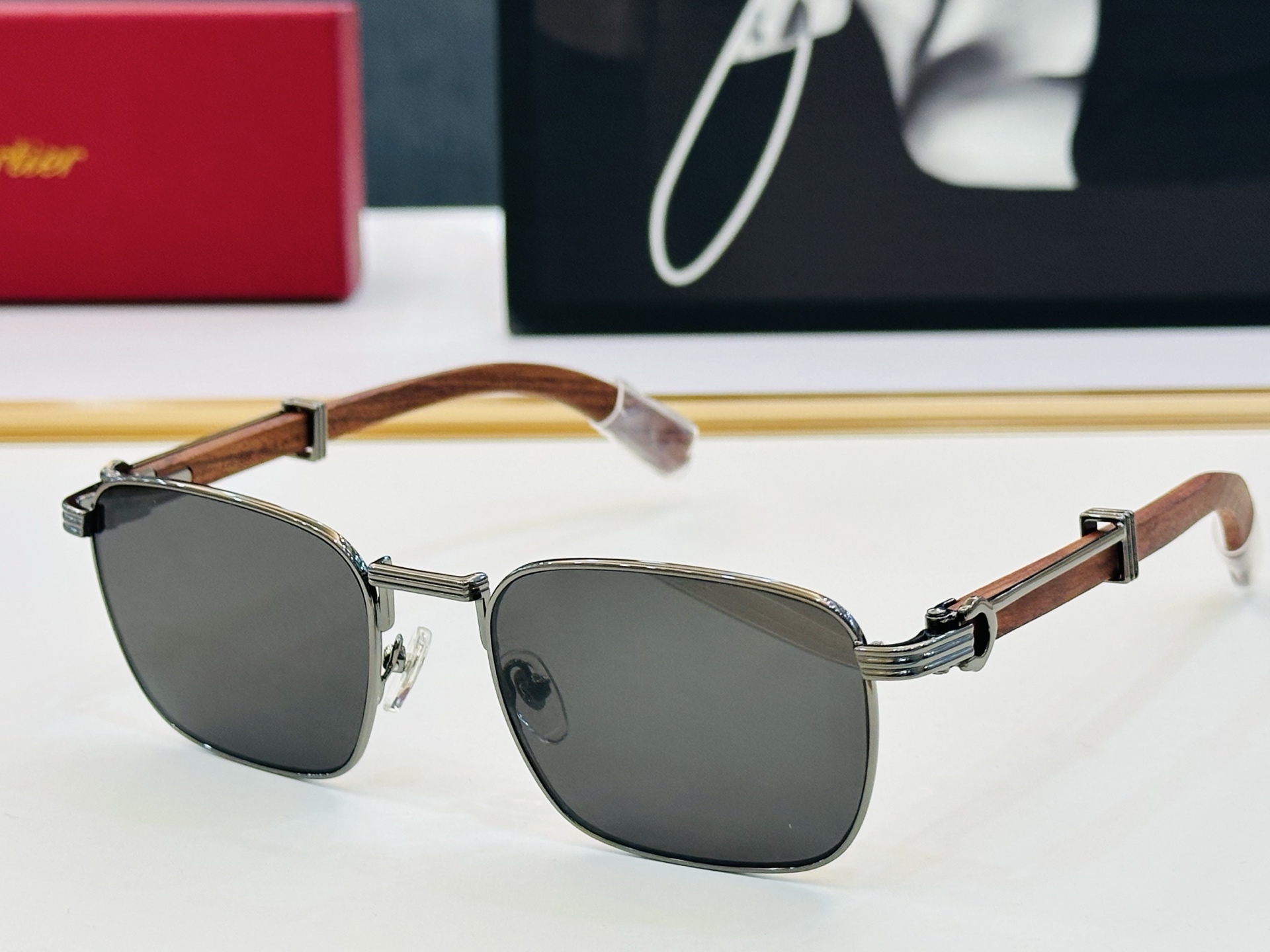 🆕 原版Cartie* 卡家 官网经典款 太阳镜 CT0363S Size：54口21-145 电镀工艺