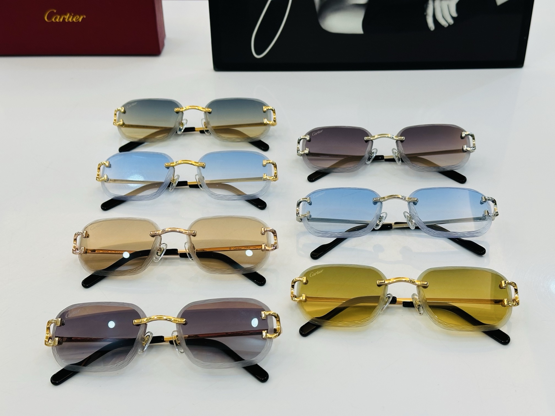 🆕 原版Cartie* 卡家 太阳镜 CT06116J Size：57口17-140 电镀工艺精湛大牌品