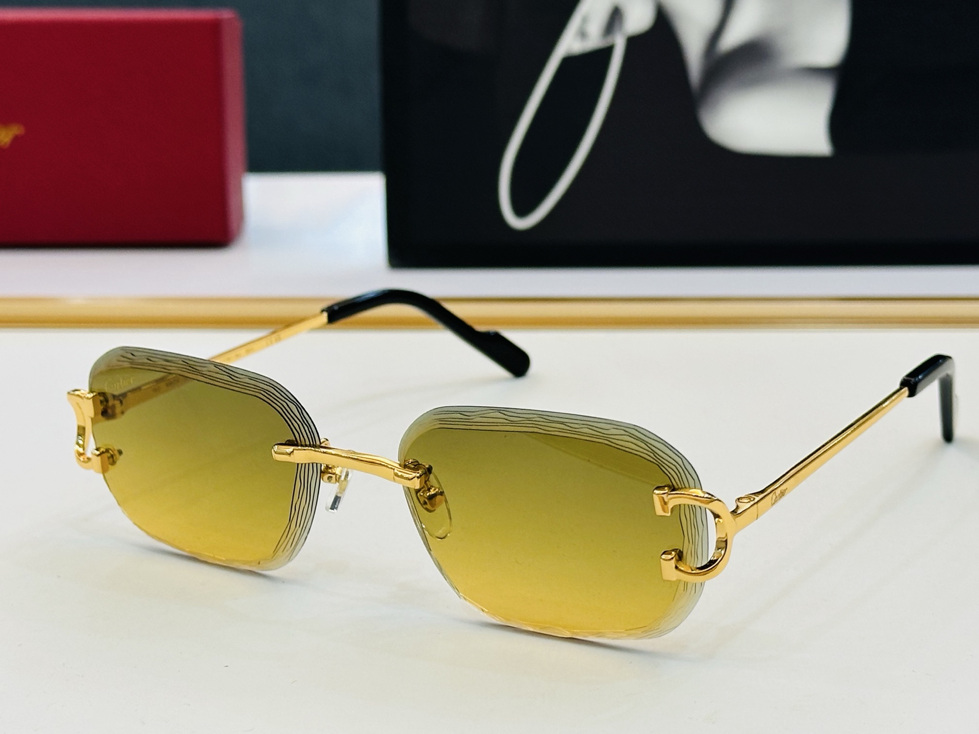 🆕 原版Cartie* 卡家 太阳镜 CT06116J Size：57口17-140 电镀工艺精湛大牌品