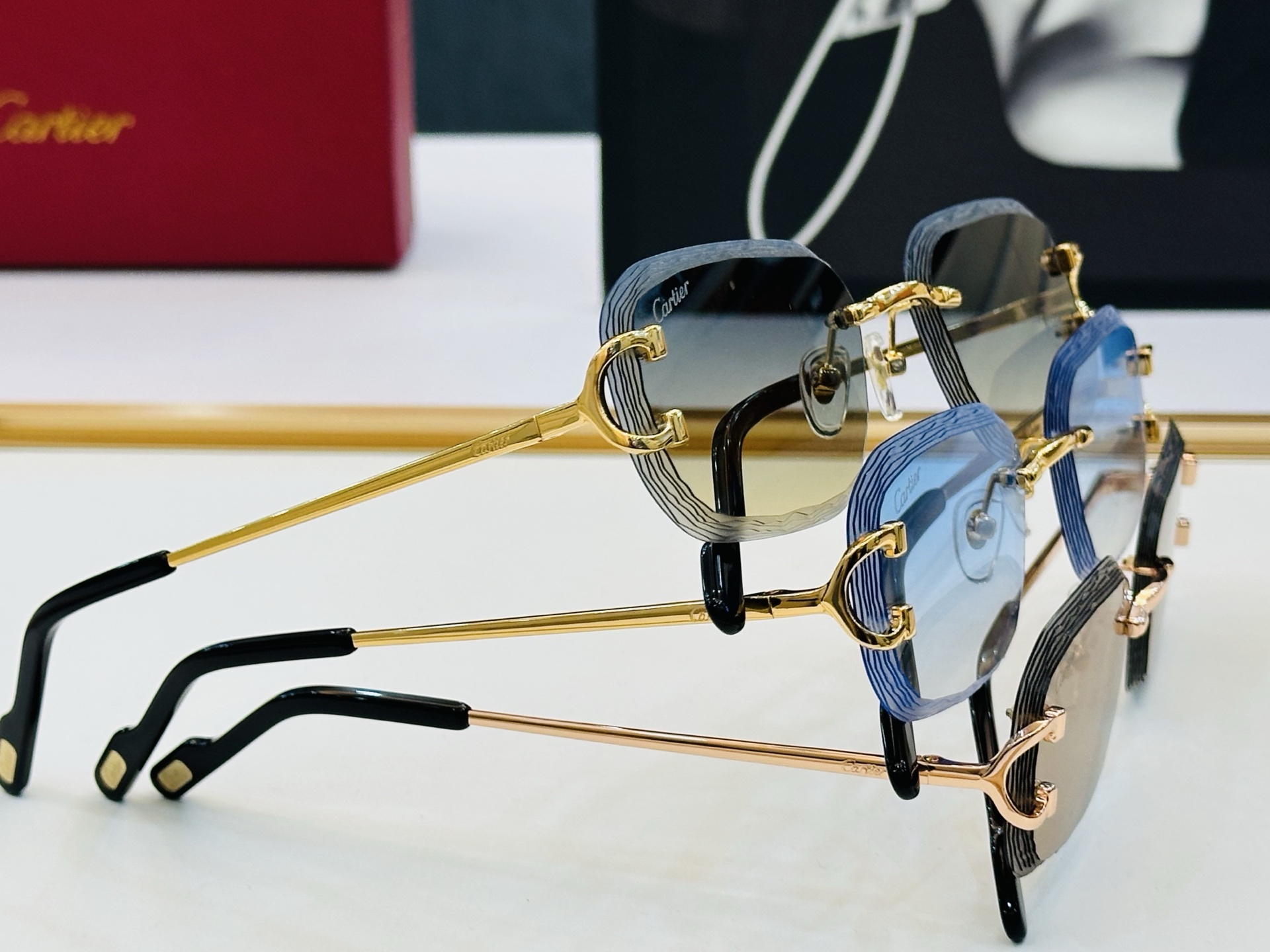🆕 原版Cartie* 卡家 太阳镜 CT06116J Size：57口17-140 电镀工艺精湛大牌品