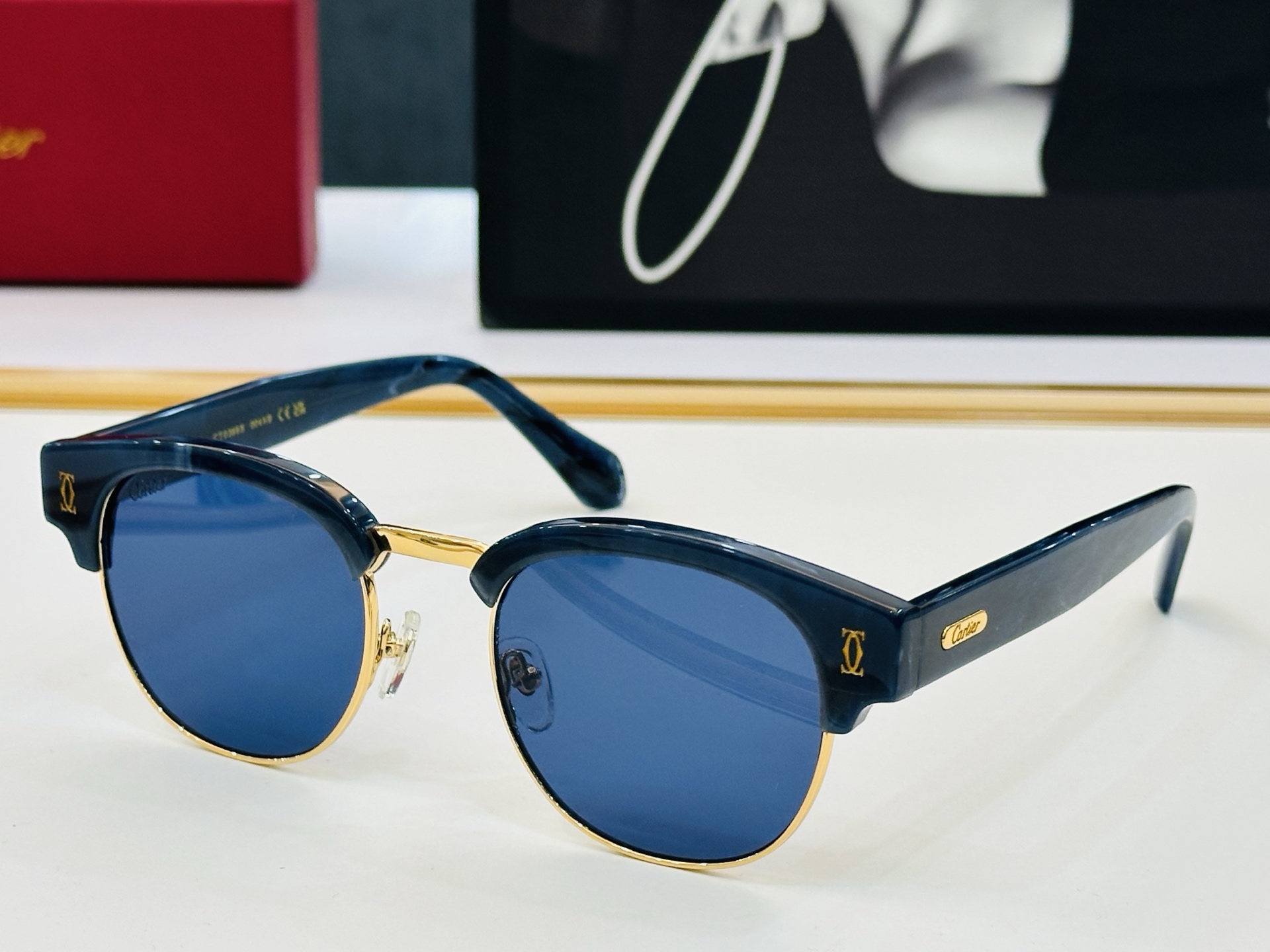 🆕 原版Cartie* 卡家 太阳镜 CT0366S Size：52口21-145 电镀工艺精湛大牌品 