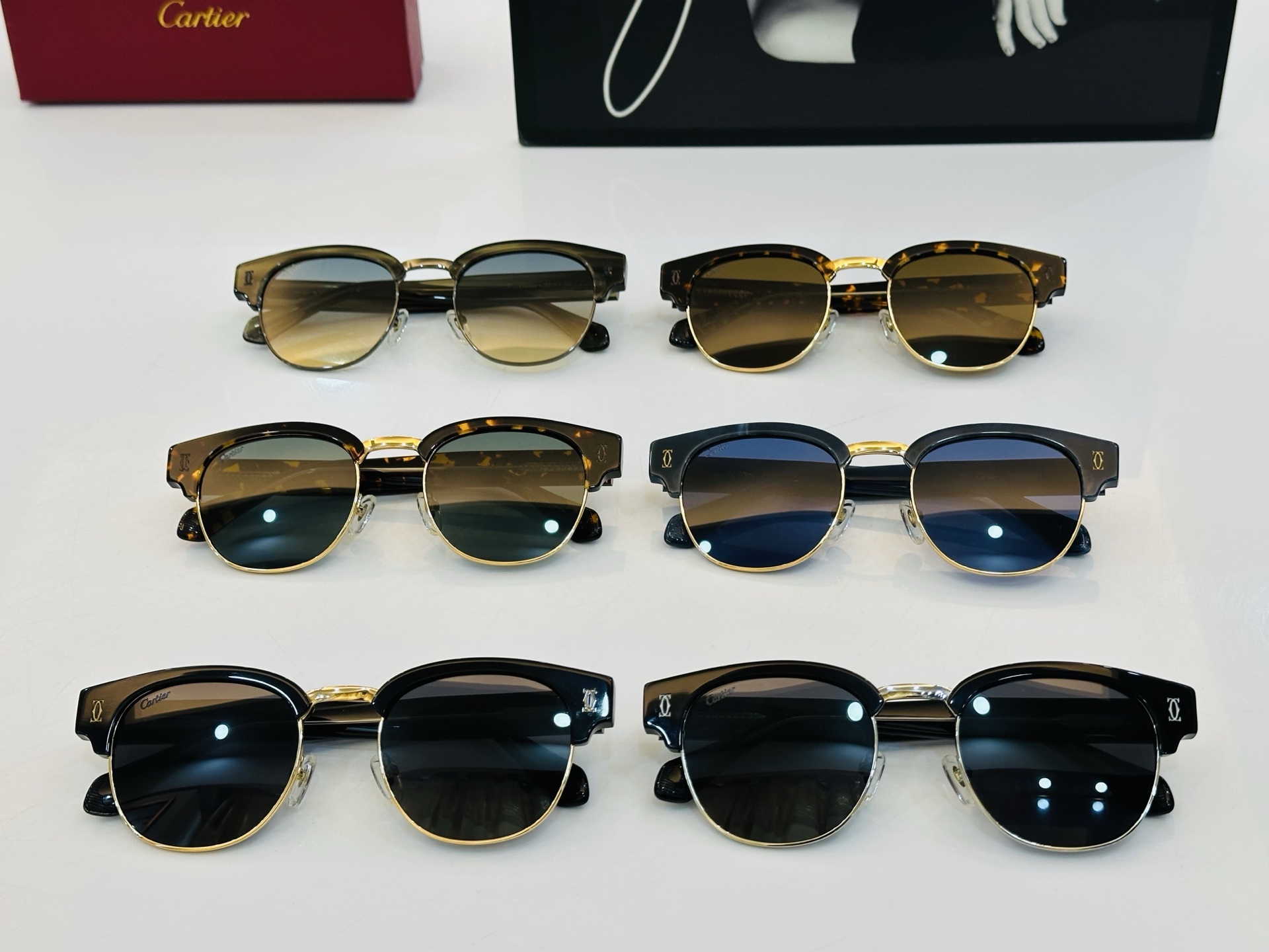 🆕 原版Cartie* 卡家 太阳镜 CT0366S Size：52口21-145 电镀工艺精湛大牌品 