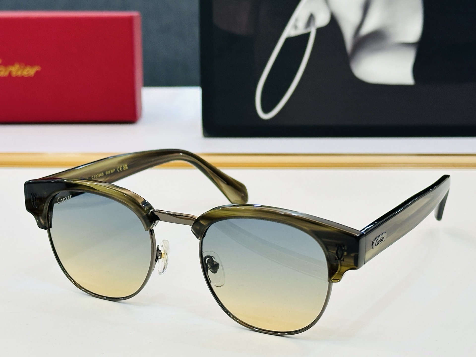 🆕 原版Cartie* 卡家 太阳镜 CT0366S Size：52口21-145 电镀工艺精湛大牌品 