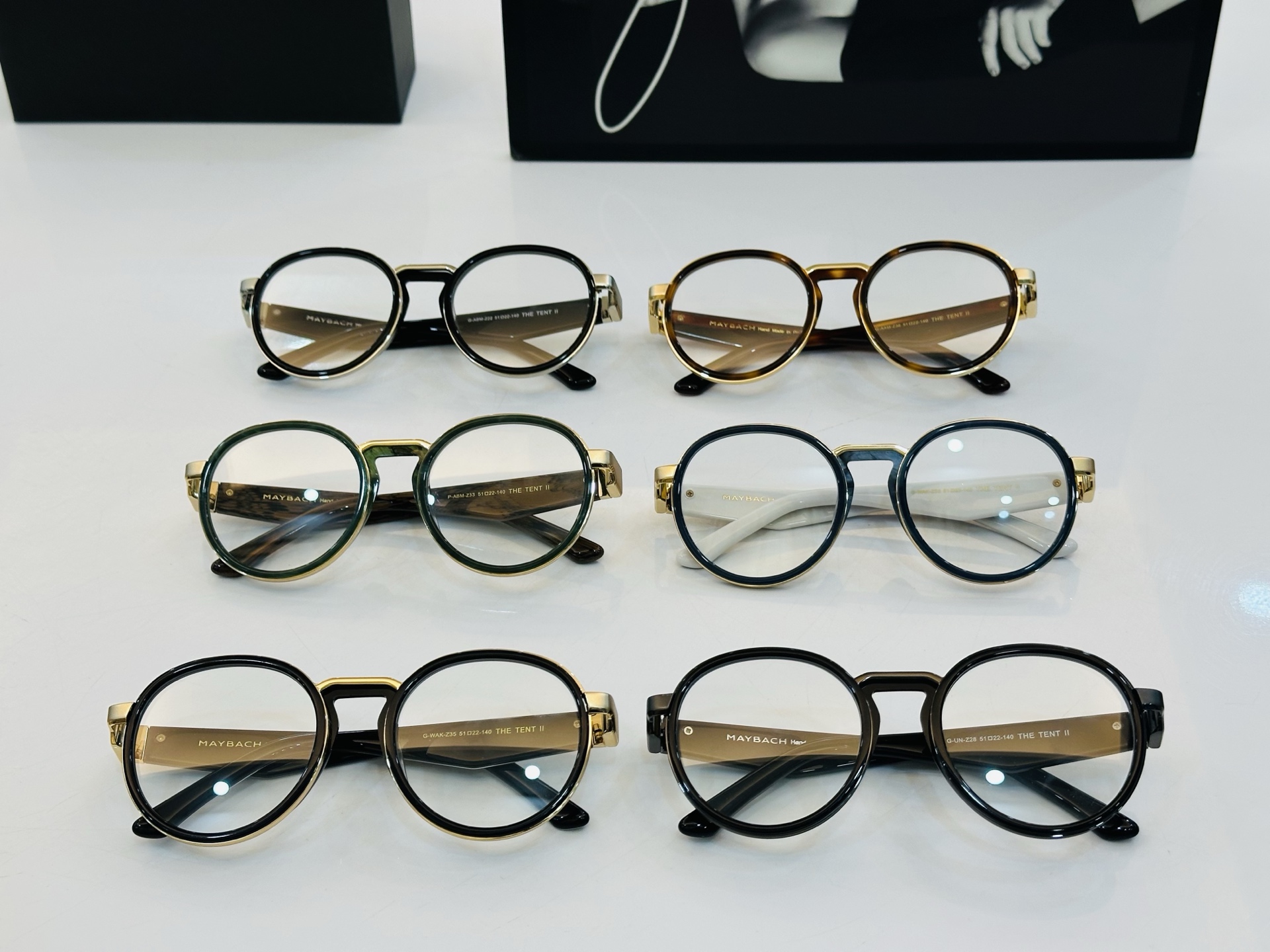 高品质 迈巴赫 🎉🎉做工精美💕💕MAYBAC*H Z28 Size：51口22-140  质感十足 CC