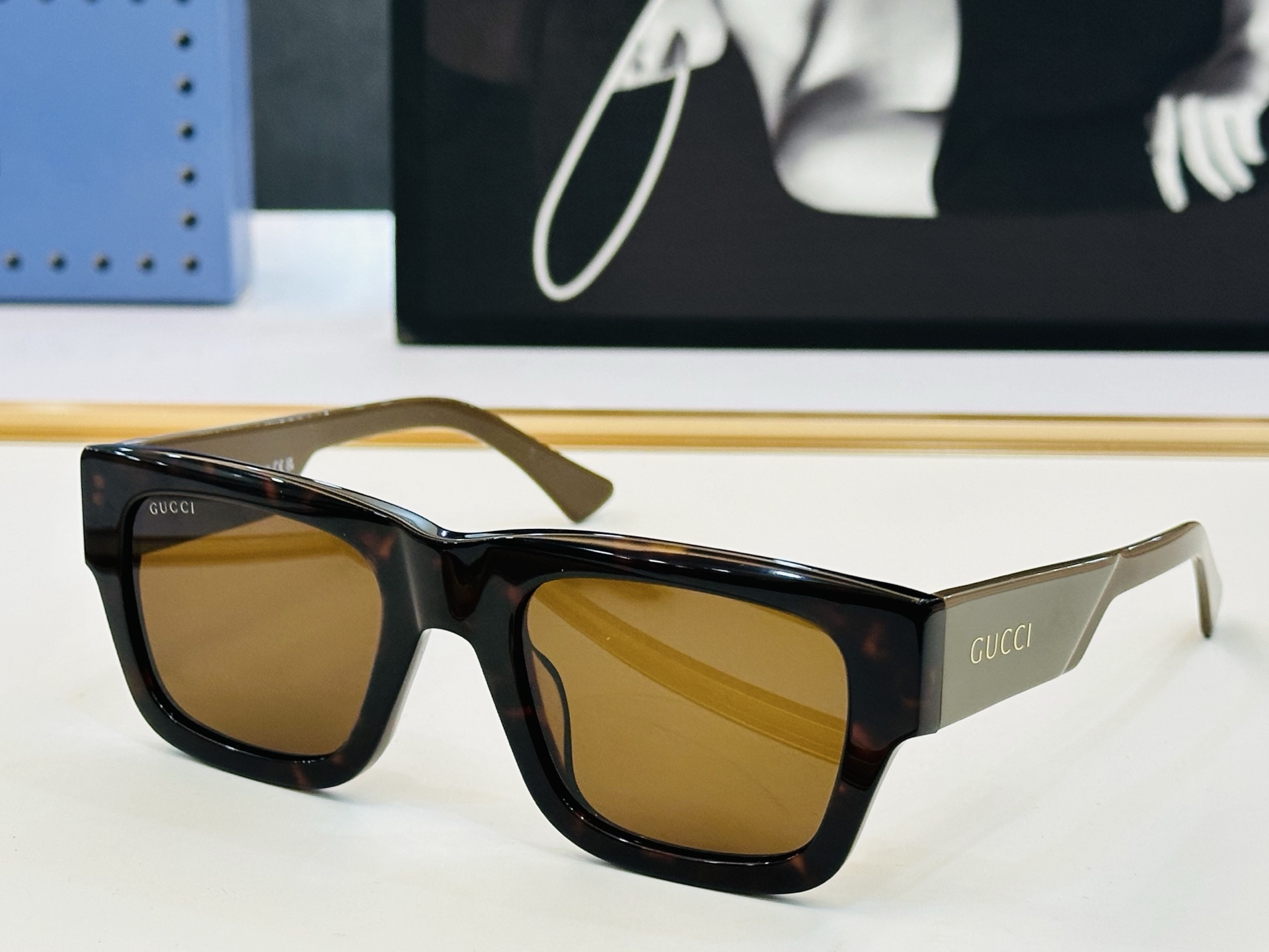 GUCCl*古家 时尚太阳镜 GG1668S Size：52口21-145 🎈超时尚☀☀💝🙏 L镜腿 完