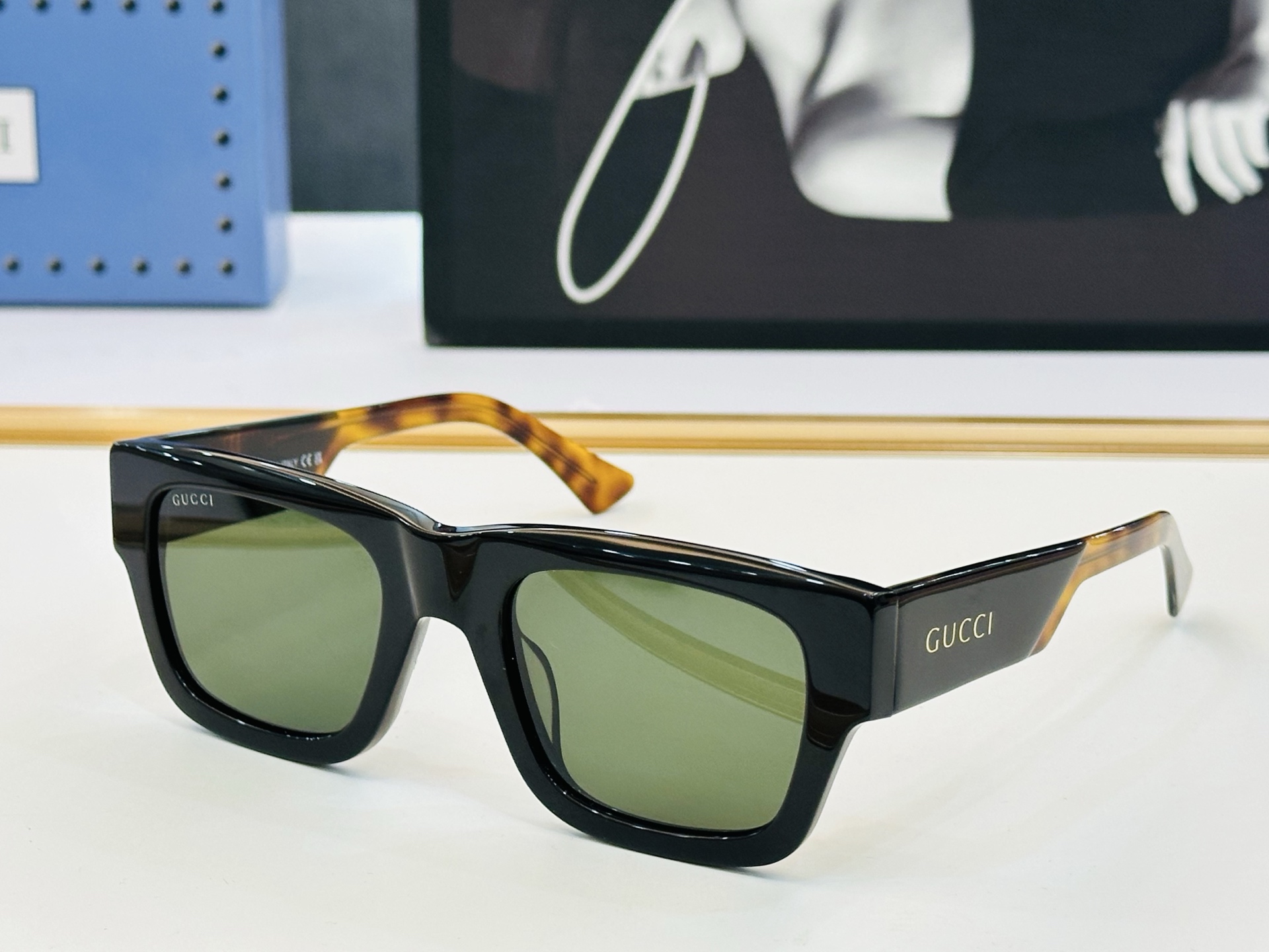 GUCCl*古家 时尚太阳镜 GG1668S Size：52口21-145 🎈超时尚☀☀💝🙏 L镜腿 完