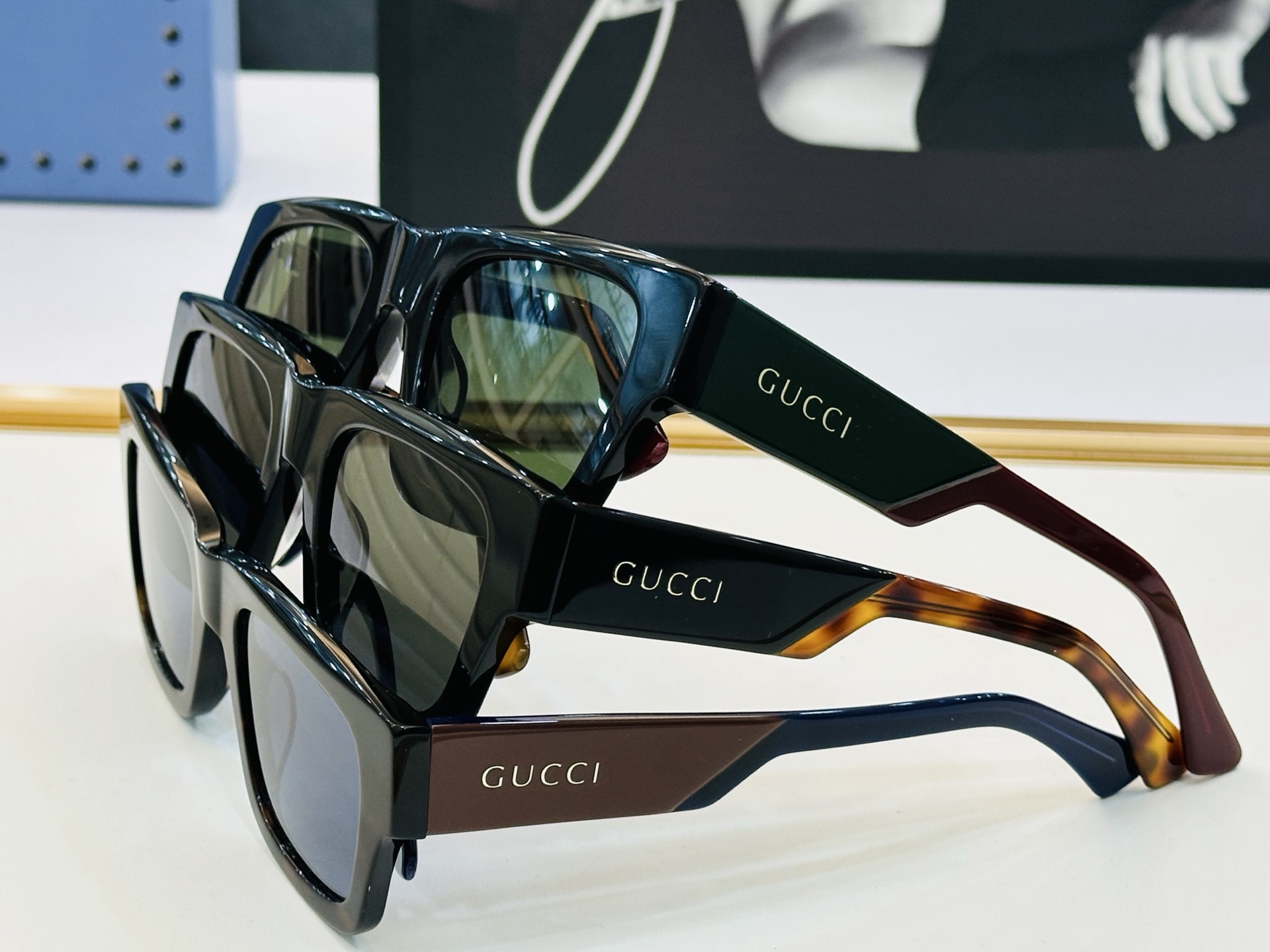 GUCCl*古家 时尚太阳镜 GG1668S Size：52口21-145 🎈超时尚☀☀💝🙏 L镜腿 完