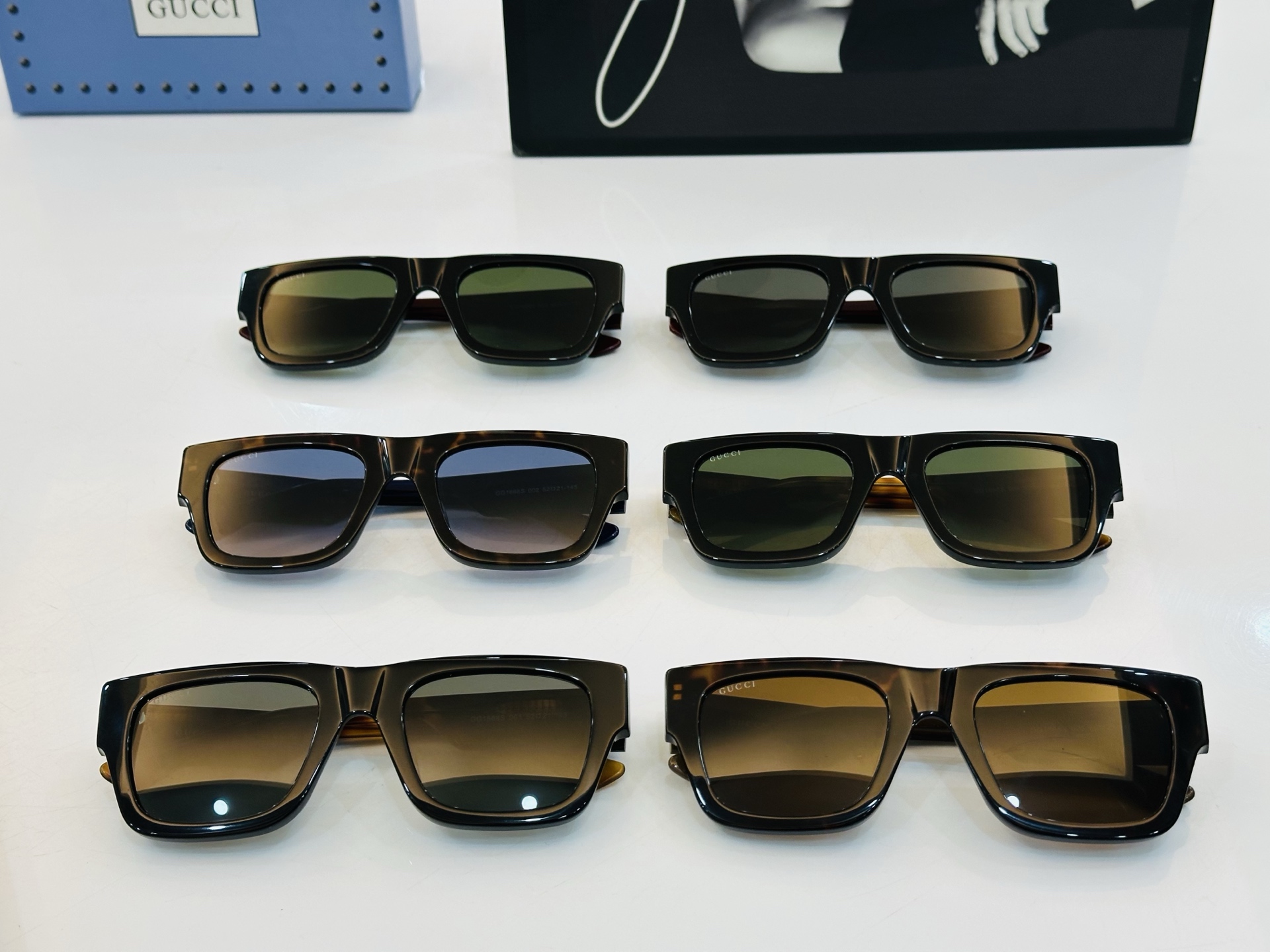 GUCCl*古家 时尚太阳镜 GG1668S Size：52口21-145 🎈超时尚☀☀💝🙏 L镜腿 完