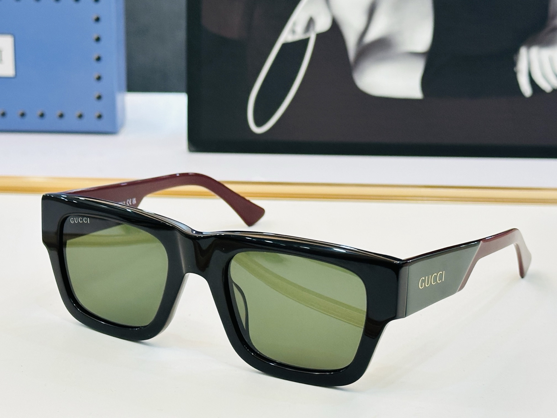 GUCCl*古家 时尚太阳镜 GG1668S Size：52口21-145 🎈超时尚☀☀💝🙏 L镜腿 完