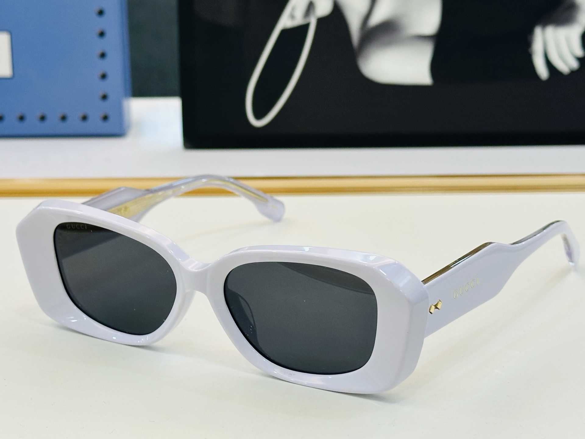 🔺GUCC*🔻 古家GG1531SK Size：54口18-145 女士款 搭配镜框🔝🔝J时尚靓丽 个性