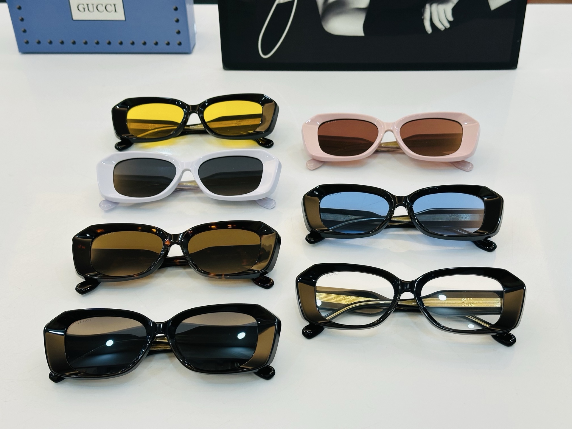 🔺GUCC*🔻 古家GG1531SK Size：54口18-145 女士款 搭配镜框🔝🔝J时尚靓丽 个性