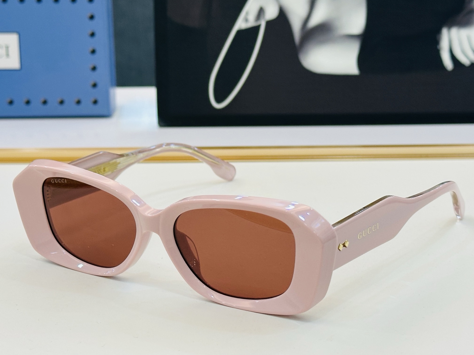 🔺GUCC*🔻 古家GG1531SK Size：54口18-145 女士款 搭配镜框🔝🔝J时尚靓丽 个性