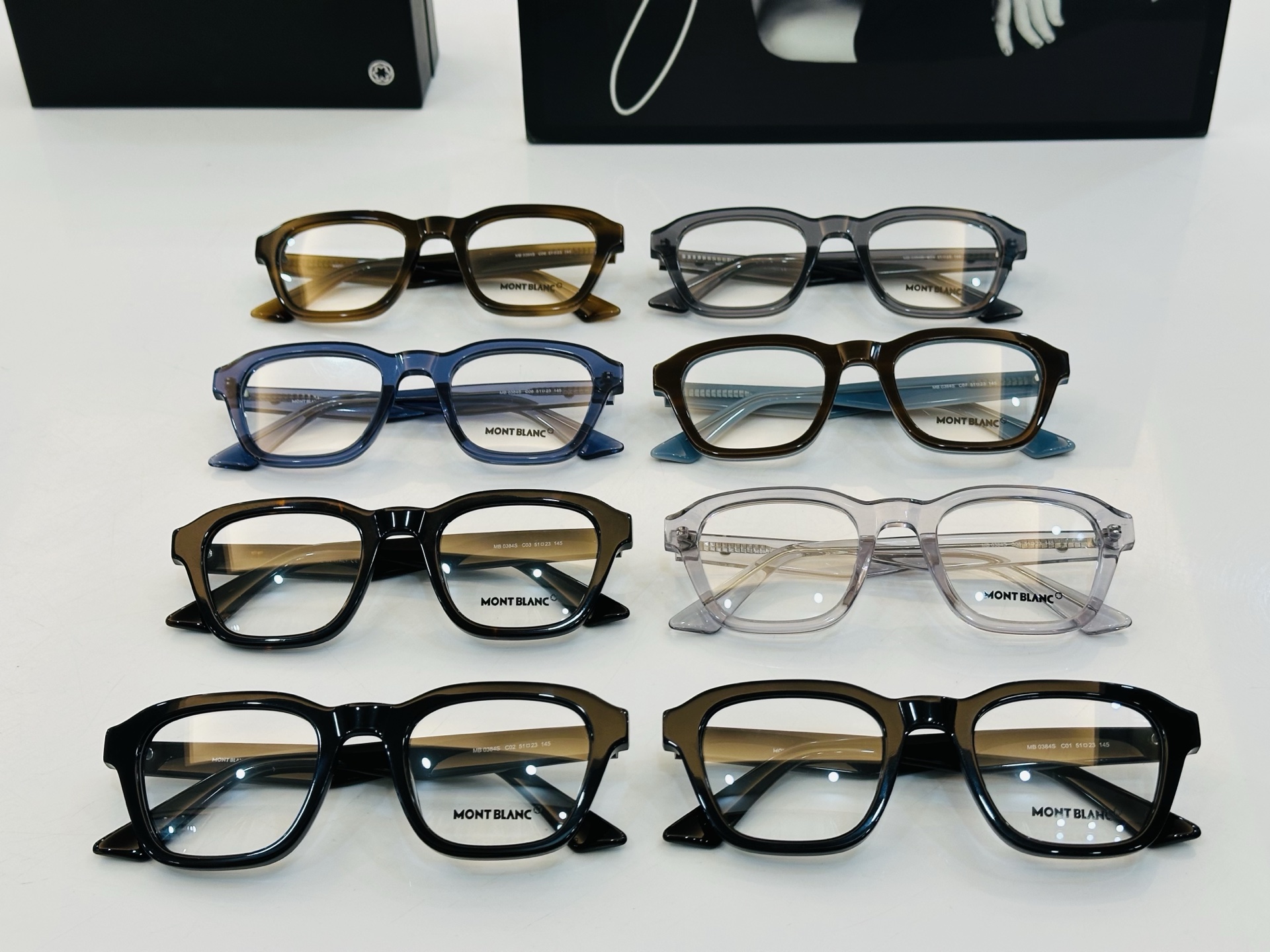 MB0384S Size：51口23-145 🌤万宝龙  非常能彰显一个人的品味品质做工稳实 L 配光架