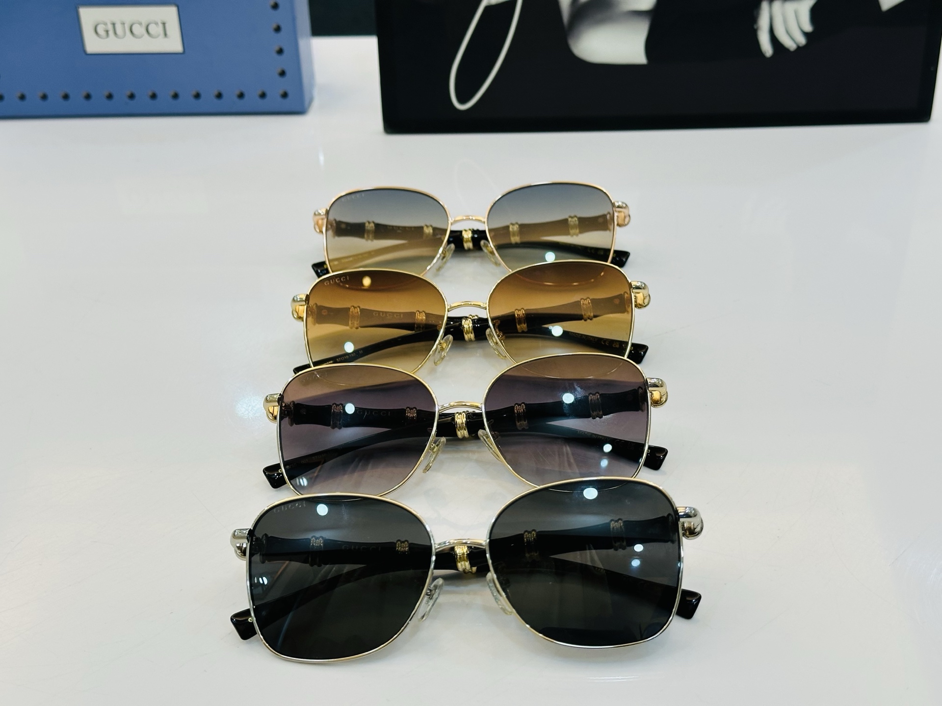 GUCC* 古家 GG2075S 🐝🐝系列 Size：57口18-140   🍁🍁 W超绝品质 。