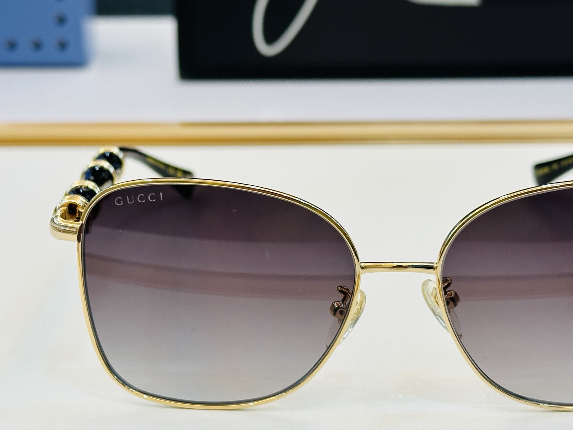 GUCC* 古家 GG2075S 🐝🐝系列 Size：57口18-140   🍁🍁 W超绝品质 。