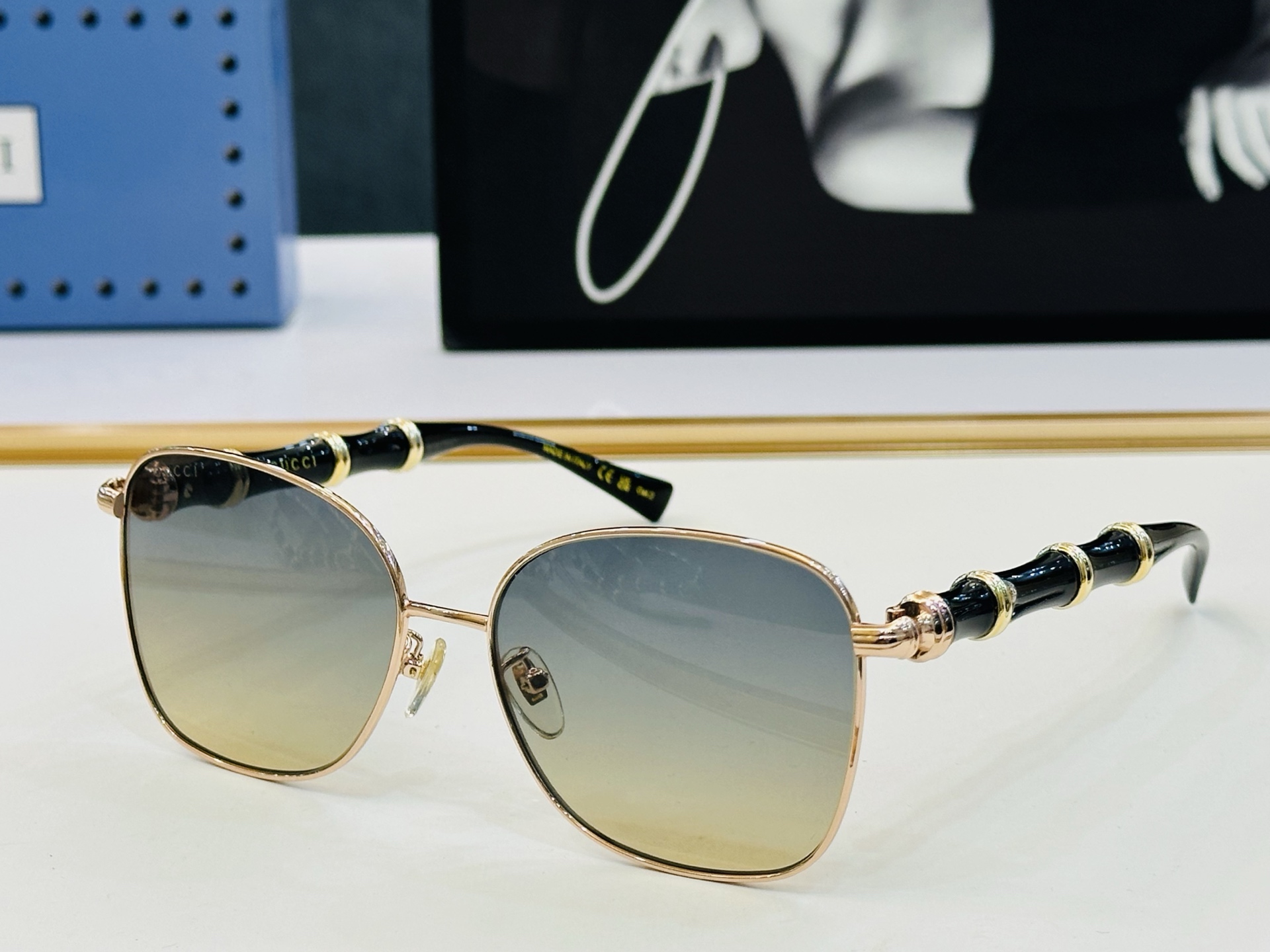GUCC* 古家 GG2075S 🐝🐝系列 Size：57口18-140   🍁🍁 W超绝品质 。