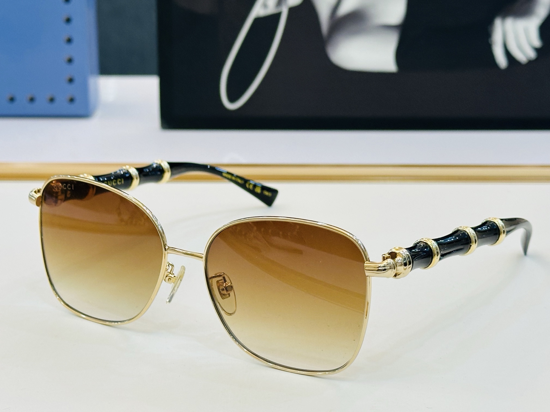 GUCC* 古家 GG2075S 🐝🐝系列 Size：57口18-140   🍁🍁 W超绝品质 。