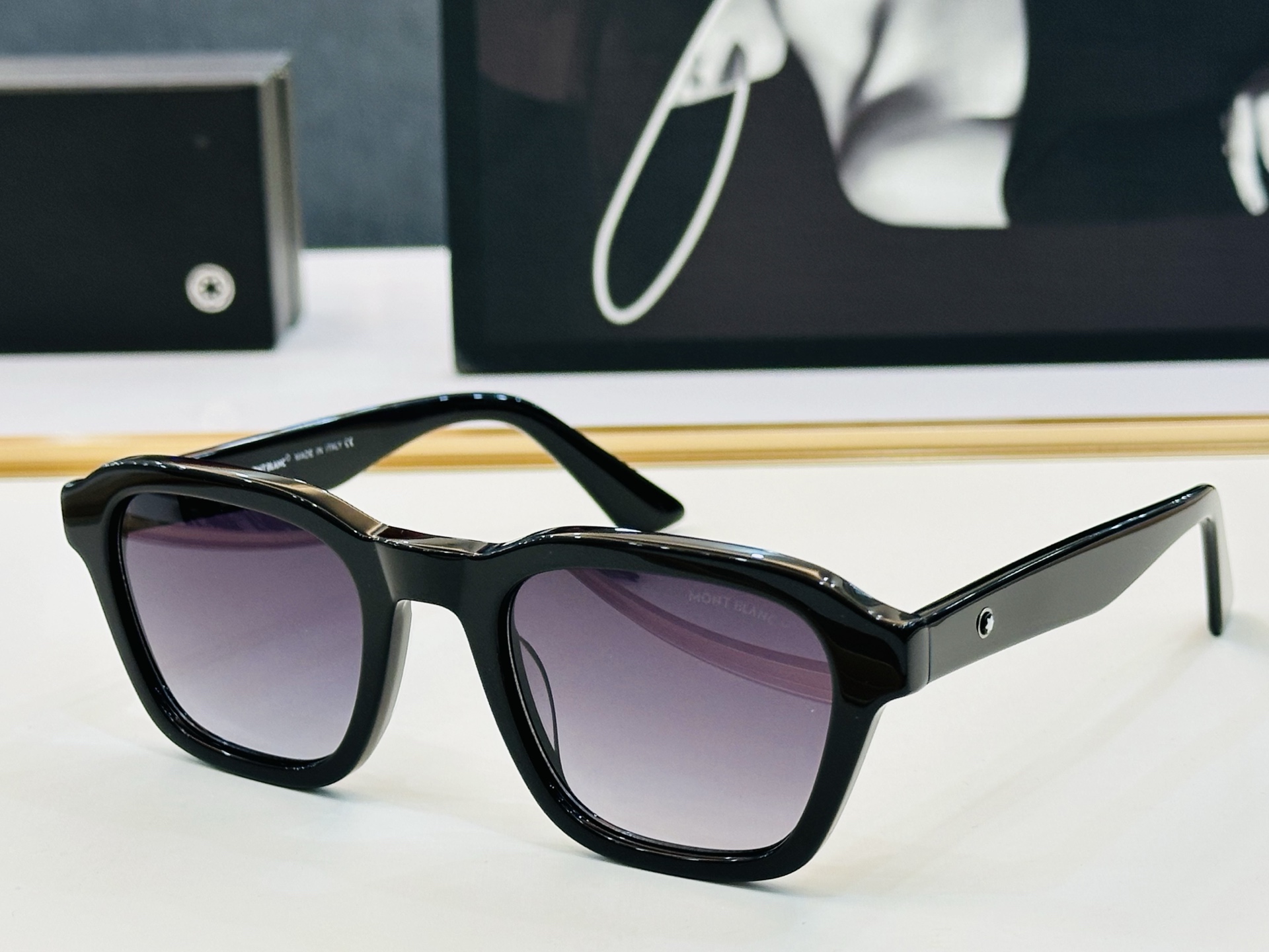 MB0384S Size：51口23-145 🌤万宝龙  非常能彰显一个人的品味品质做工稳实 L 太阳镜