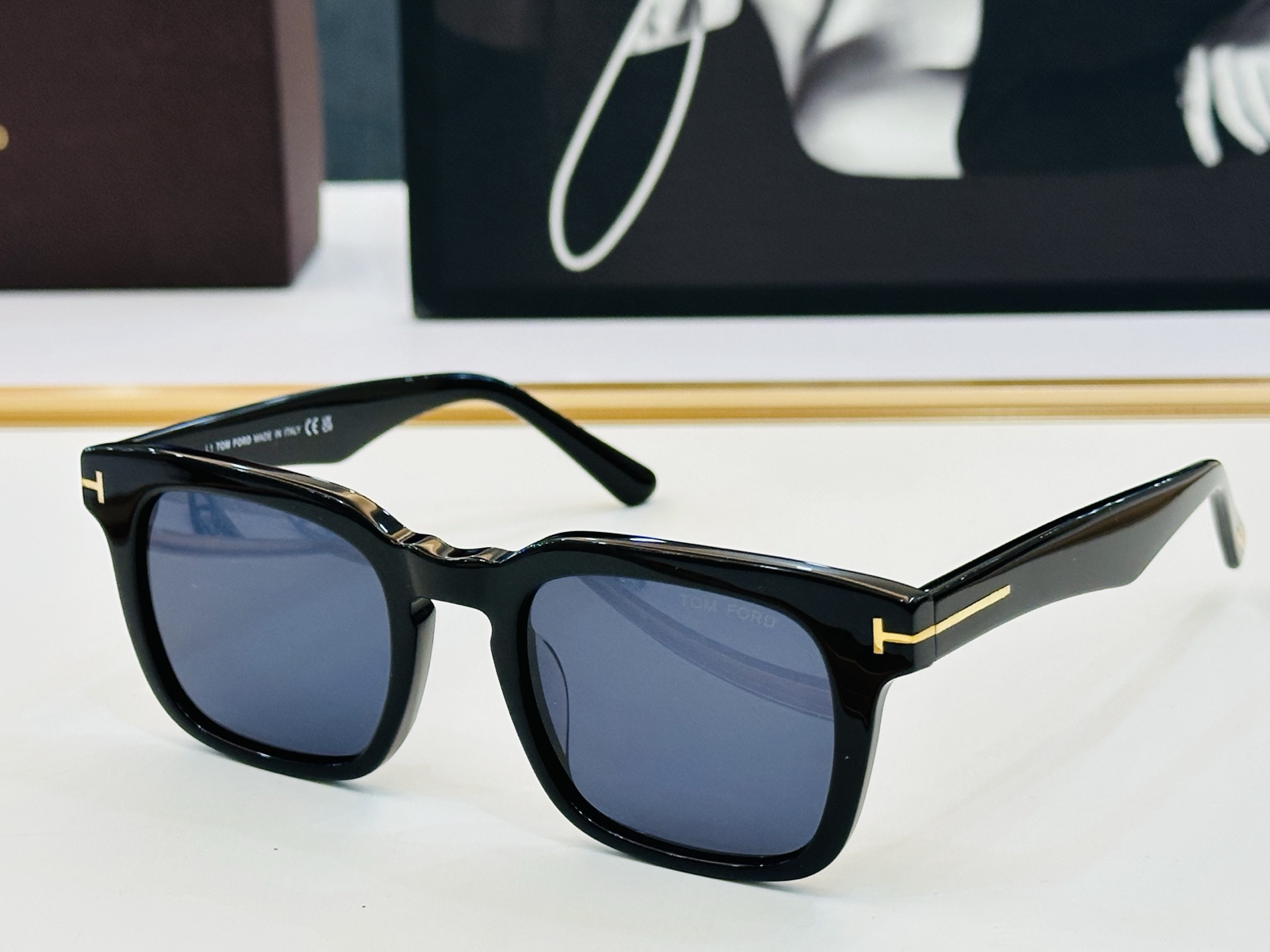 🎉TOM FOR*🎉汤姆家  Model FT0751 Size：50口22-145 时尚框 板材太阳镜