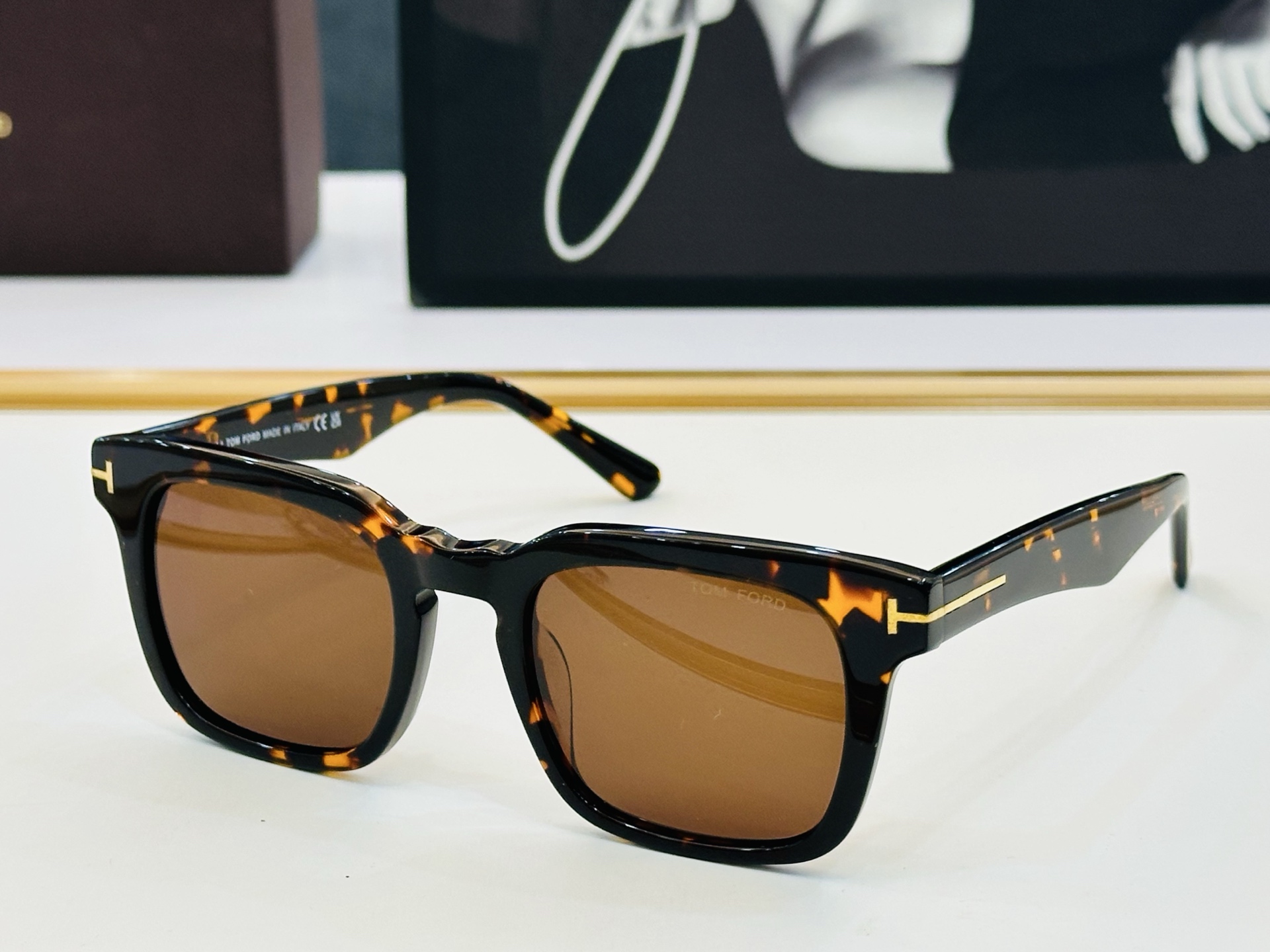 🎉TOM FOR*🎉汤姆家  Model FT0751 Size：50口22-145 时尚框 板材太阳镜