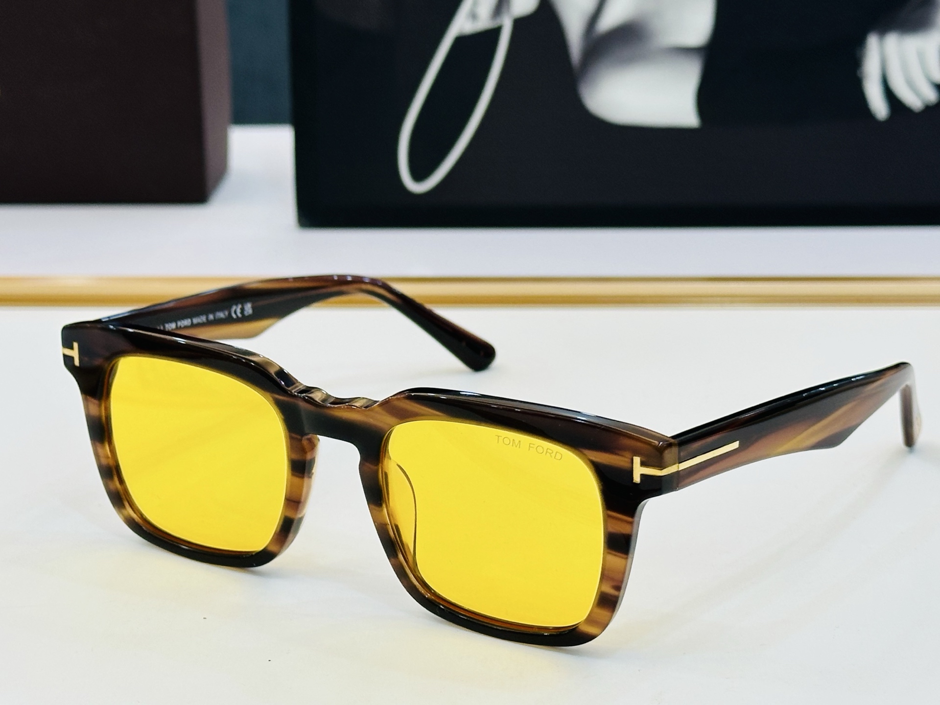 🎉TOM FOR*🎉汤姆家  Model FT0751 Size：50口22-145 时尚框 板材太阳镜