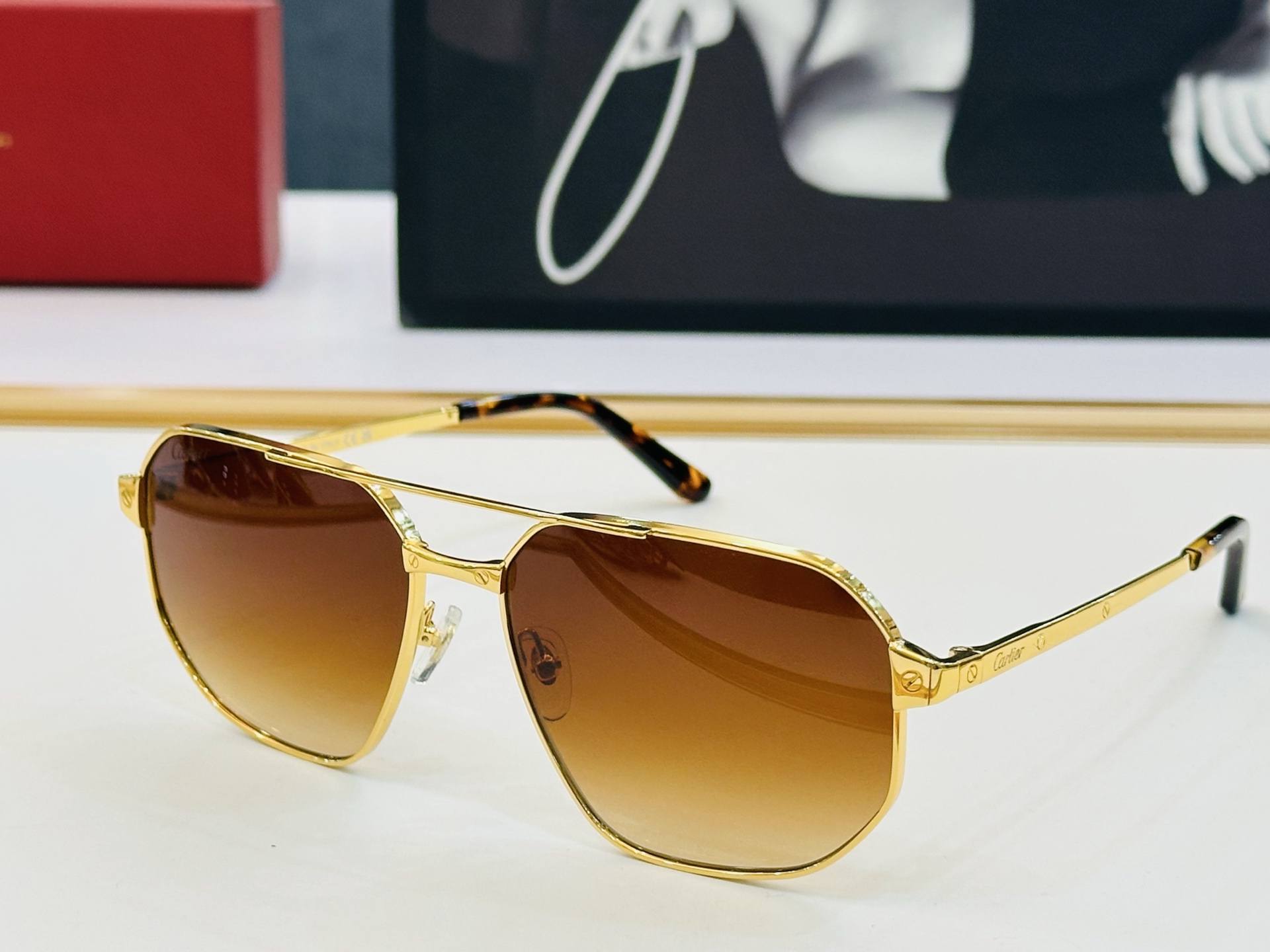 🆕 原版Cartie* 卡家 官网经典款 太阳镜 CT0462S Size：60口16-145  电镀工