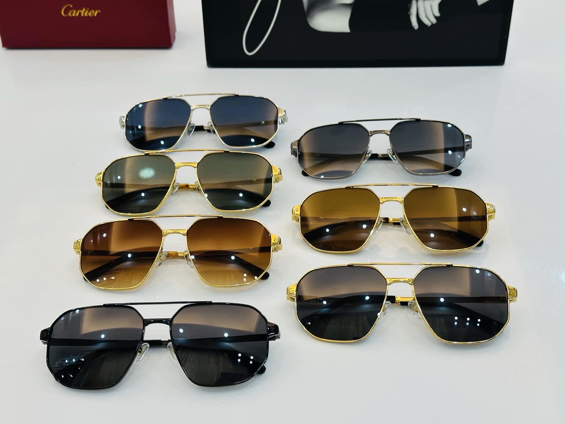 🆕 原版Cartie* 卡家 官网经典款 太阳镜 CT0462S Size：60口16-145  电镀工