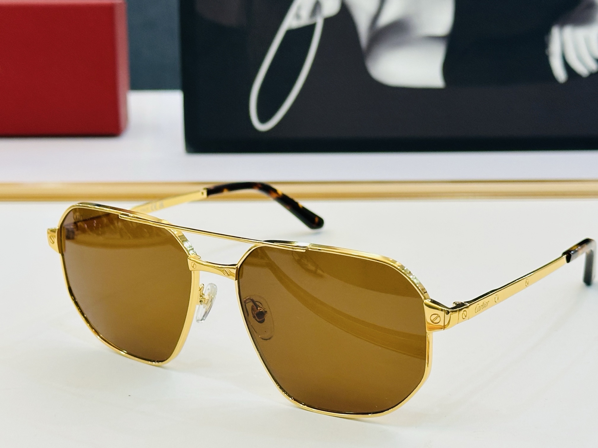 🆕 原版Cartie* 卡家 官网经典款 太阳镜 CT0462S Size：60口16-145  电镀工