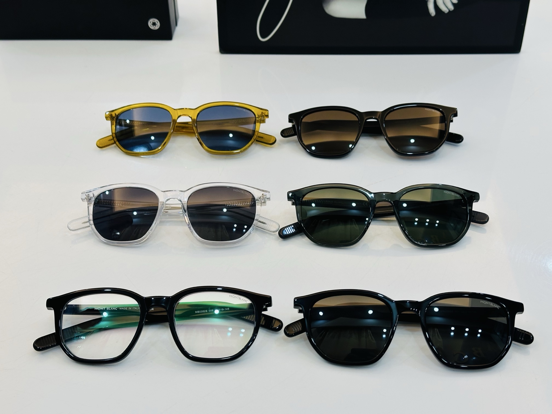 MB0352S Size：55口19-145 🌤万宝龙  非常能彰显一个人的品味品质做工稳实 L 太阳镜