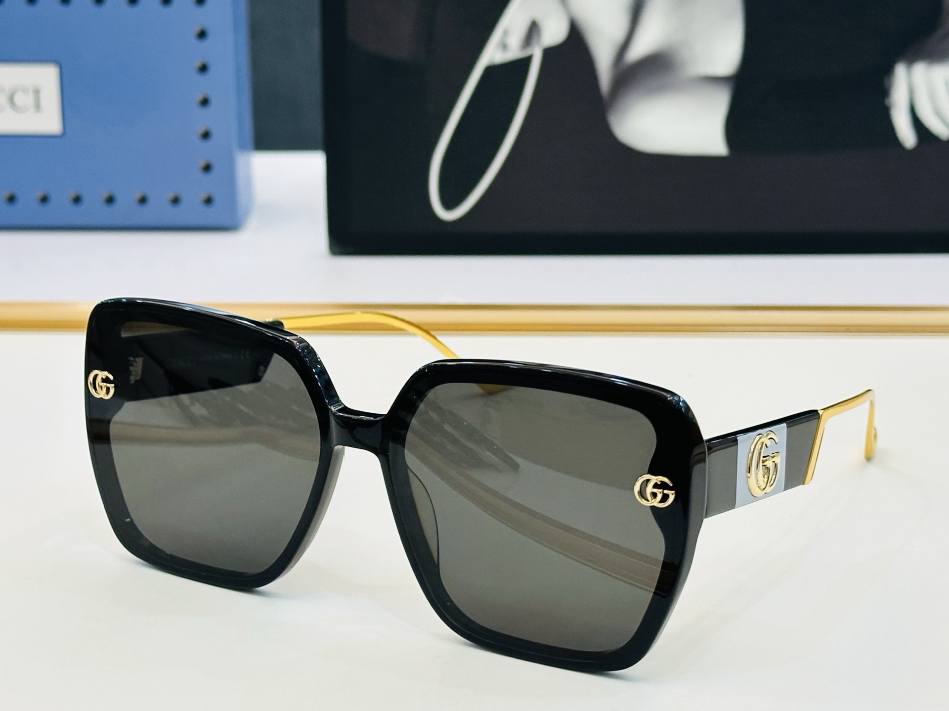 GUCC* 古家 GG1135/S 🐝🐝系列 Size：63口16-145🍁🍁L超绝品质 太阳镜。 