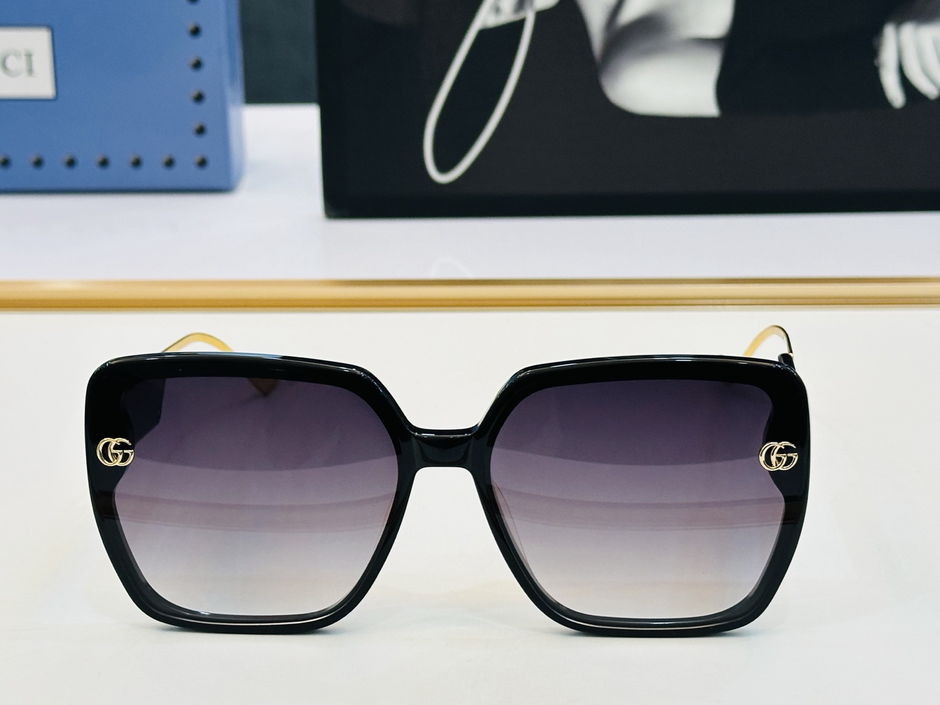 GUCC* 古家 GG1135/S 🐝🐝系列 Size：63口16-145🍁🍁L超绝品质 太阳镜。 