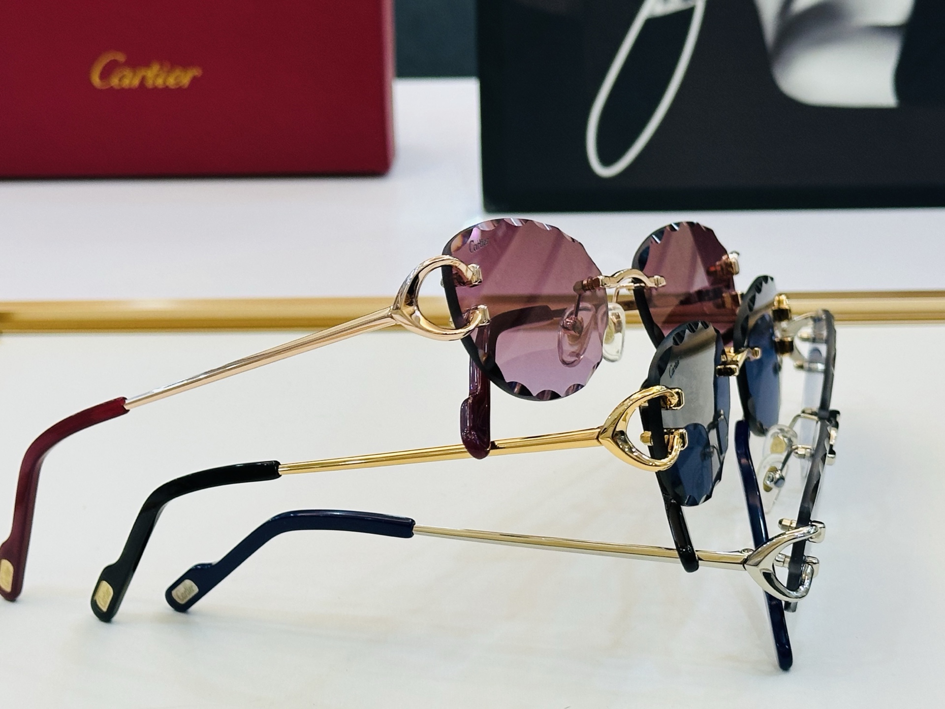 🆕 原版Cartie* 卡家 太阳镜 CT0599 Size：57口17-142 电镀工艺精湛大牌品 X