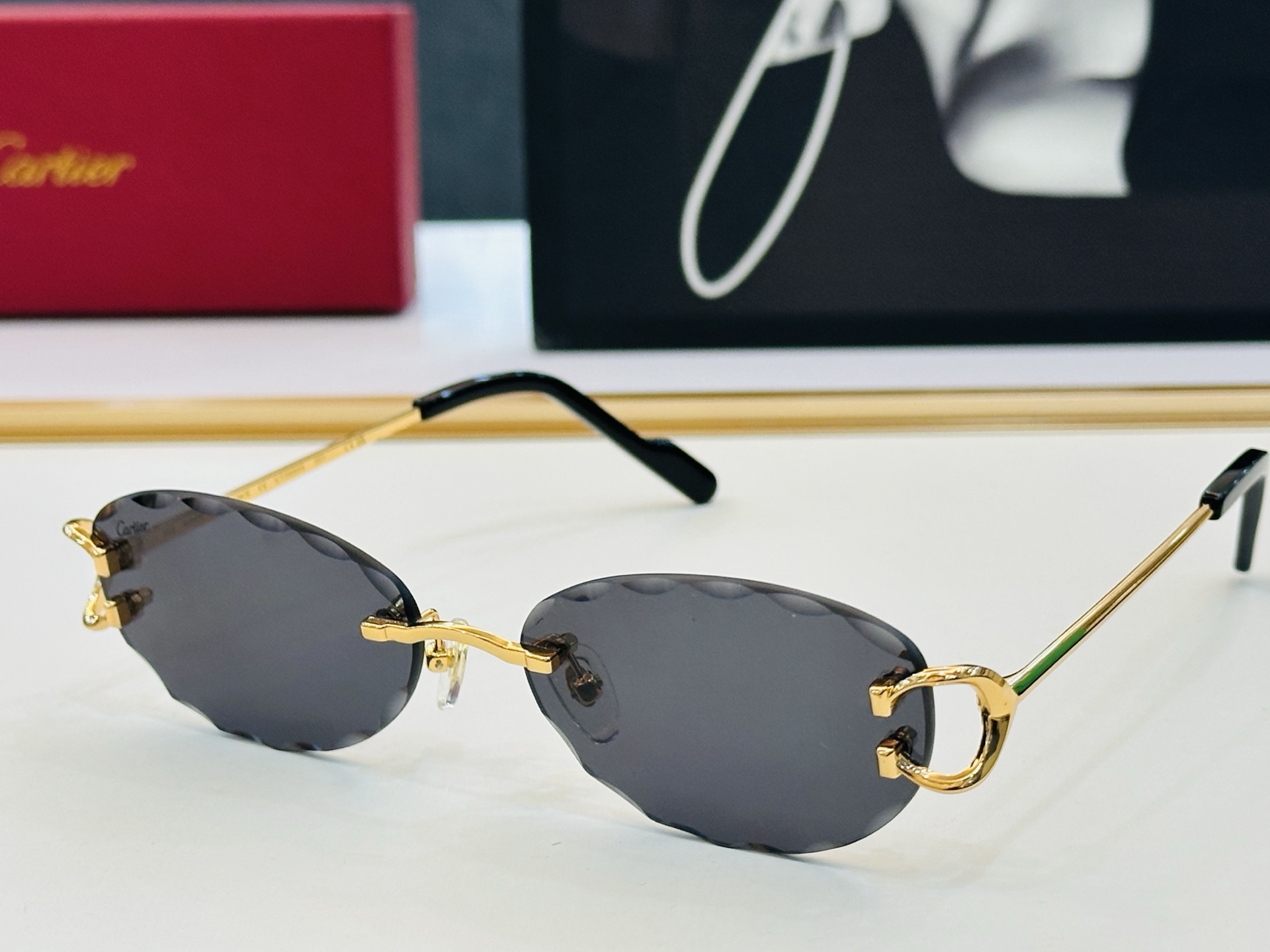 🆕 原版Cartie* 卡家 太阳镜 CT0599 Size：57口17-142 电镀工艺精湛大牌品 X