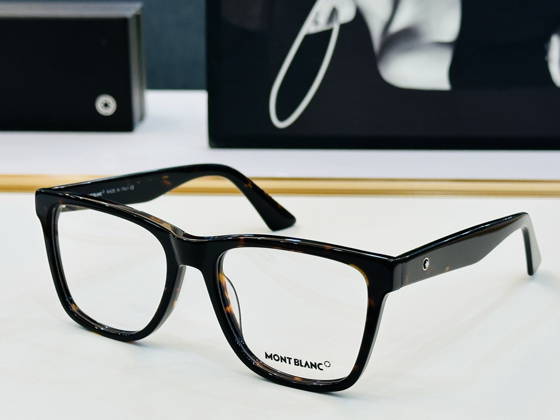 MB0399S Size：55口19-145 🌤万宝龙  非常能彰显一个人的品味品质做工稳实 L 配光架