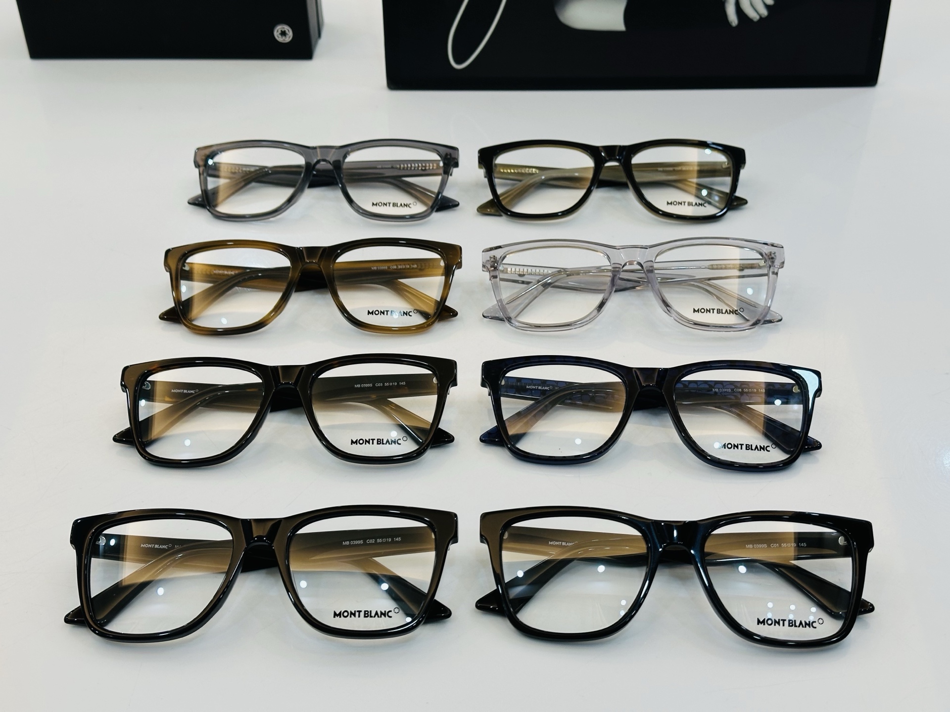 MB0399S Size：55口19-145 🌤万宝龙  非常能彰显一个人的品味品质做工稳实 L 配光架